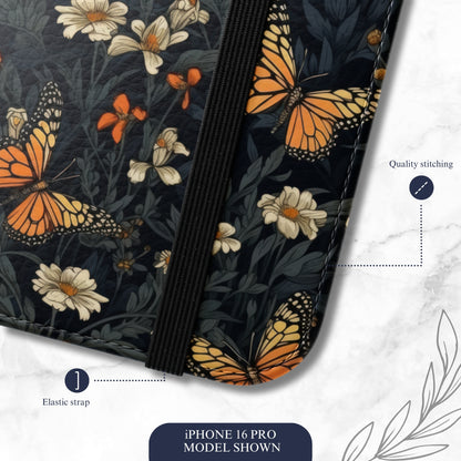 Enchanted - iPhone Flip Case Wallet, Leather Folio Case Phone Case-aesthetic phone case-shockproof phone case-cute phone case-designer phone case-elegant phone case-luxury phone case-phone accessories-fashion accessory