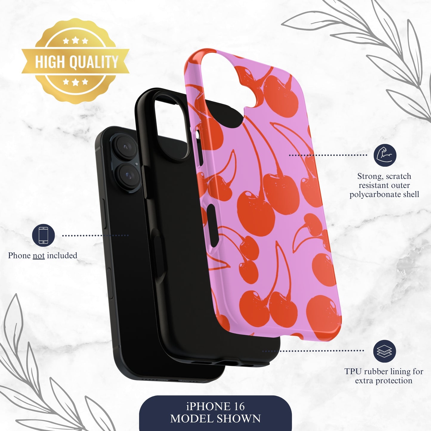 Sugar Rush - iPhone Case Phone Case-aesthetic phone case-shockproof phone case-cute phone case-designer phone case-elegant phone case-luxury phone case-phone accessories-fashion accessory