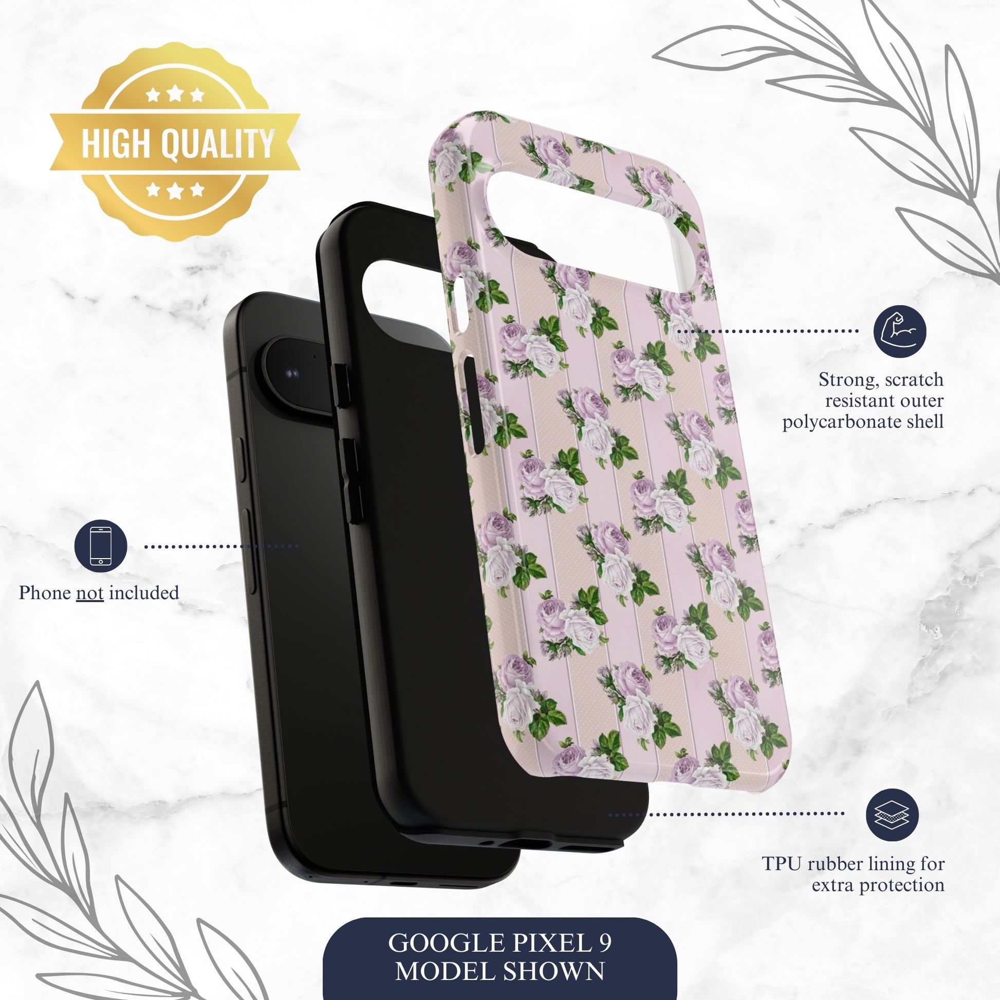Softly Spoken - Google Pixel Case Phone Case-aesthetic phone case-shockproof phone case-cute phone case-designer phone case-elegant phone case-luxury phone case-phone accessories-fashion accessory