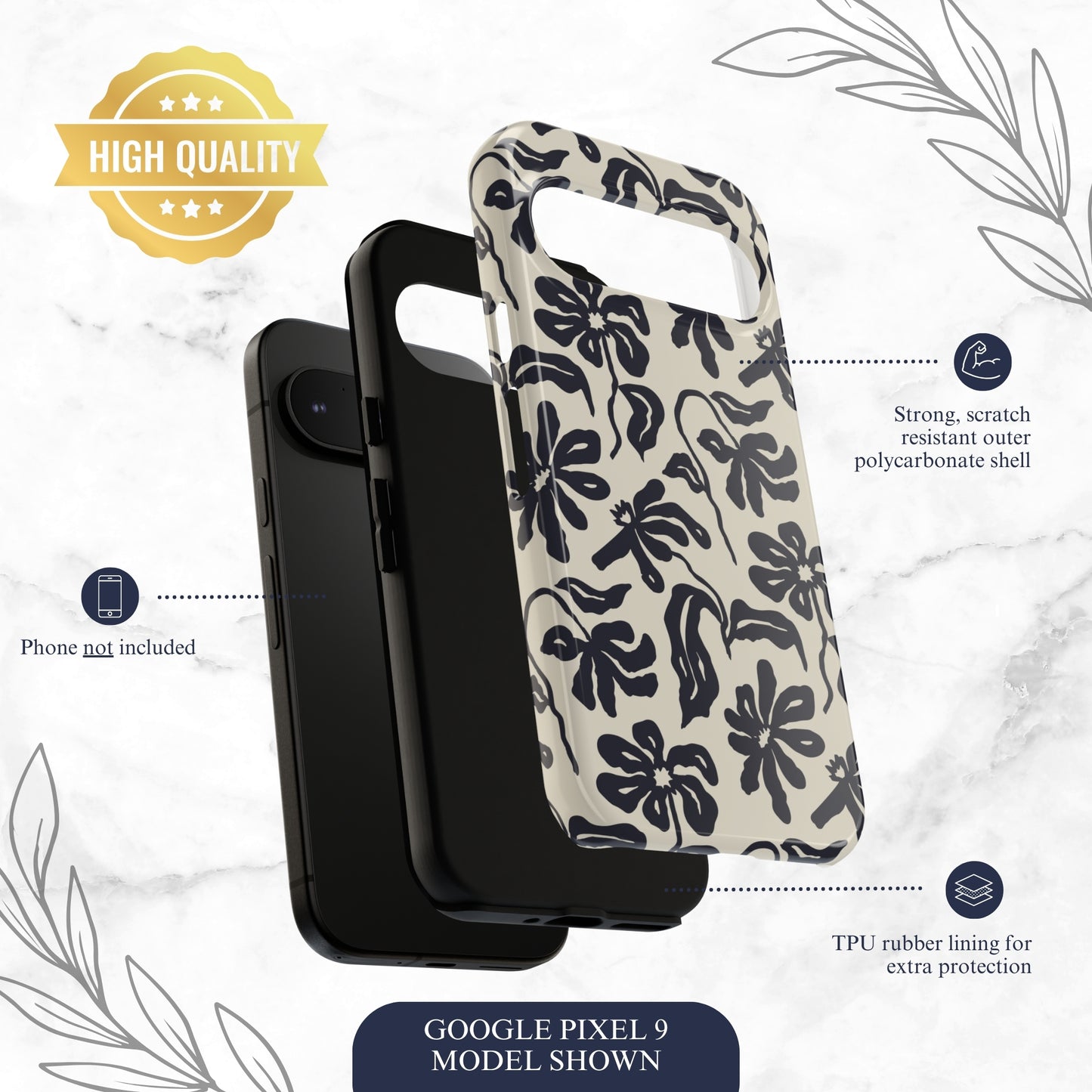 Ink - Google Pixel Case Phone Case-aesthetic phone case-shockproof phone case-cute phone case-designer phone case-elegant phone case-luxury phone case-phone accessories-fashion accessory