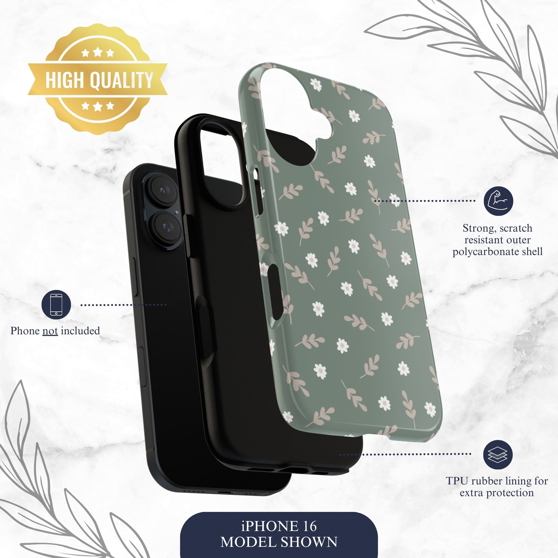 Sage - iPhone Case Phone Case-aesthetic phone case-shockproof phone case-cute phone case-designer phone case-elegant phone case-luxury phone case-phone accessories-fashion accessory