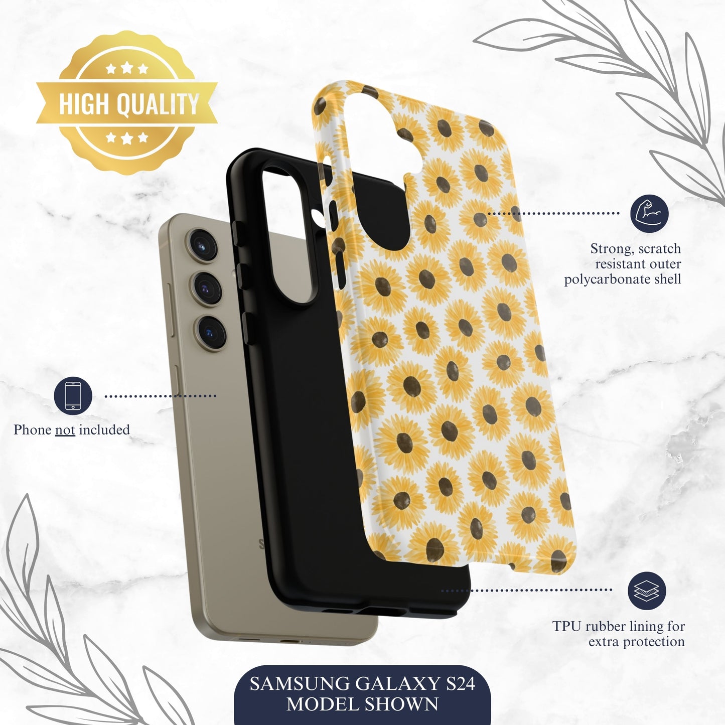 Sun Kissed - Samsung Galaxy Case Phone Case-aesthetic phone case-shockproof phone case-cute phone case-designer phone case-elegant phone case-luxury phone case-phone accessories-fashion accessory