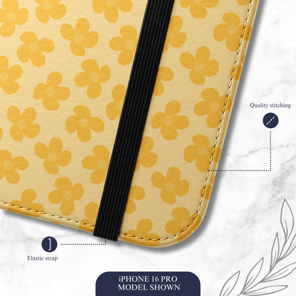 Buttercup - iPhone Flip Case Wallet, Leather Folio Case Phone Case-aesthetic phone case-shockproof phone case-cute phone case-designer phone case-elegant phone case-luxury phone case-phone accessories-fashion accessory