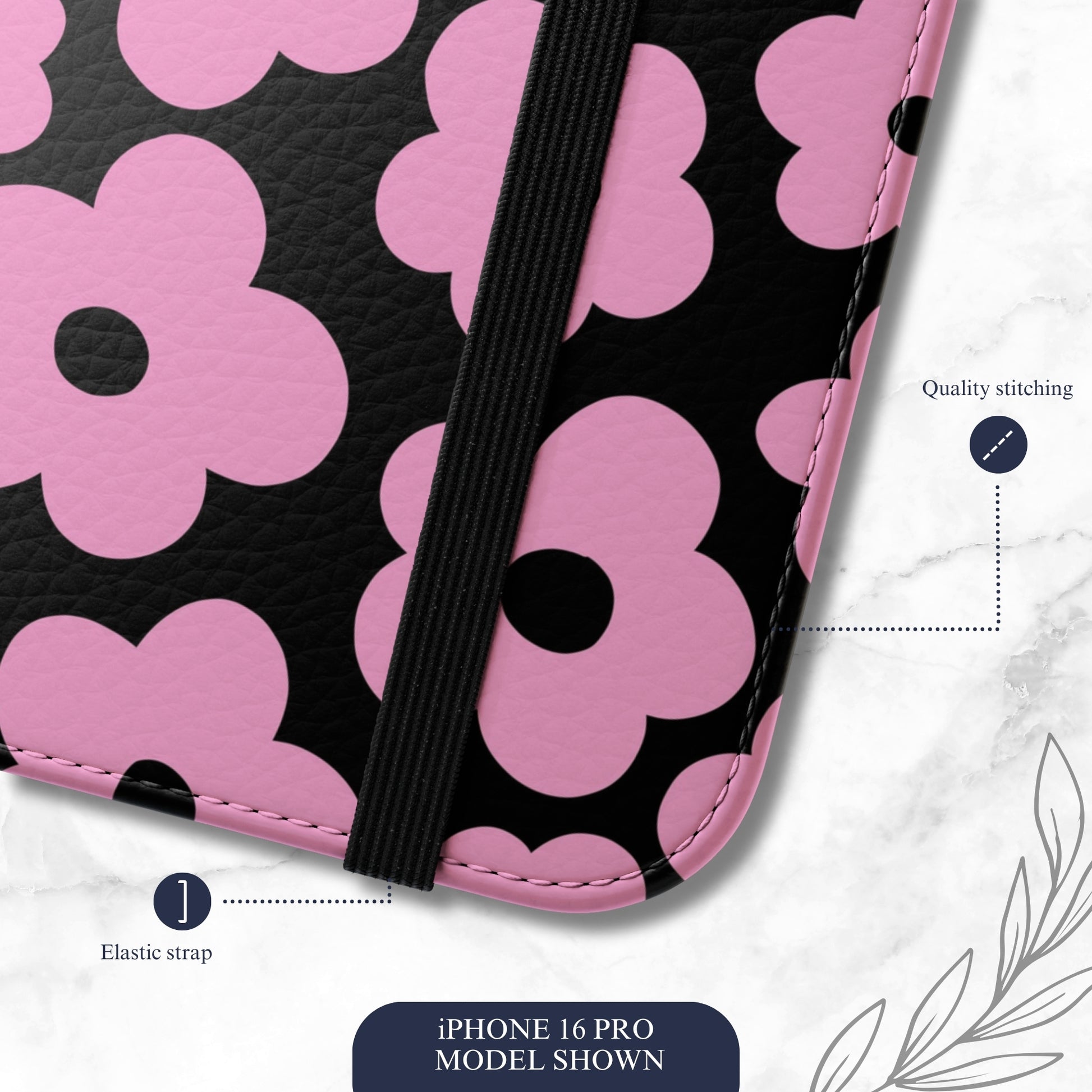Drama Chaser - iPhone Flip Case Wallet, Leather Folio Case Phone Case-aesthetic phone case-shockproof phone case-cute phone case-designer phone case-elegant phone case-luxury phone case-phone accessories-fashion accessory
