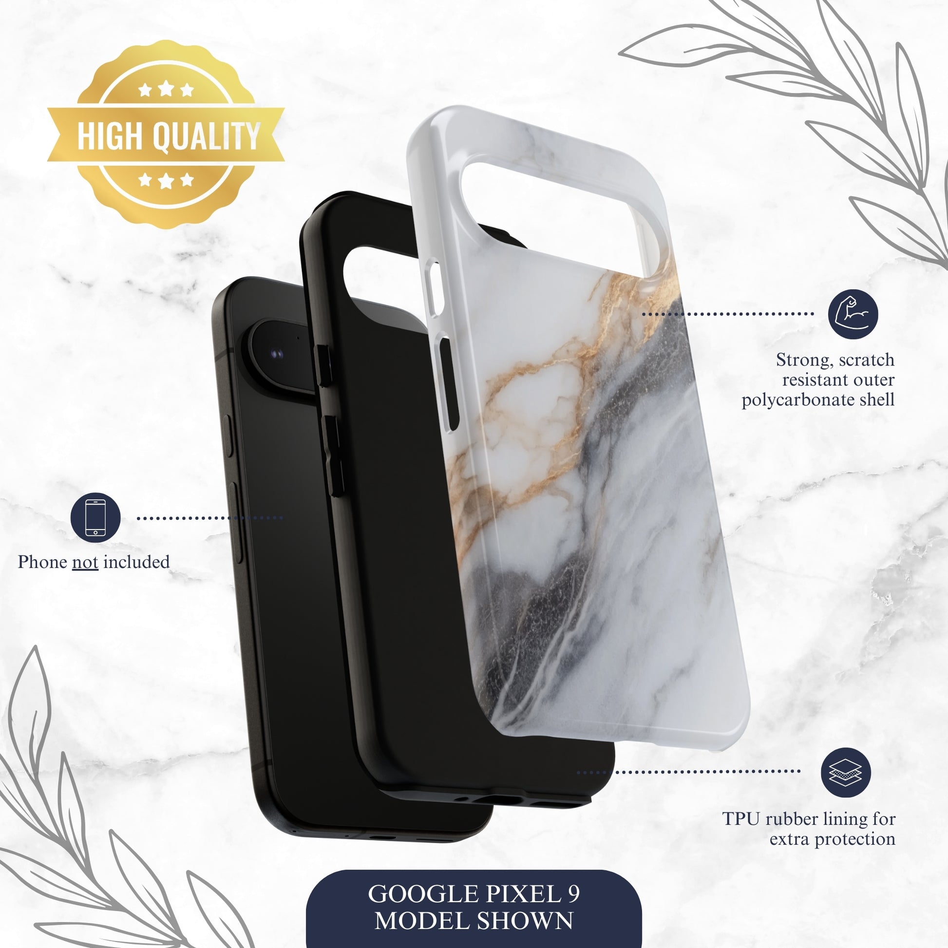 Ivory - Google Pixel Case Phone Case-aesthetic phone case-shockproof phone case-cute phone case-designer phone case-elegant phone case-luxury phone case-phone accessories-fashion accessory