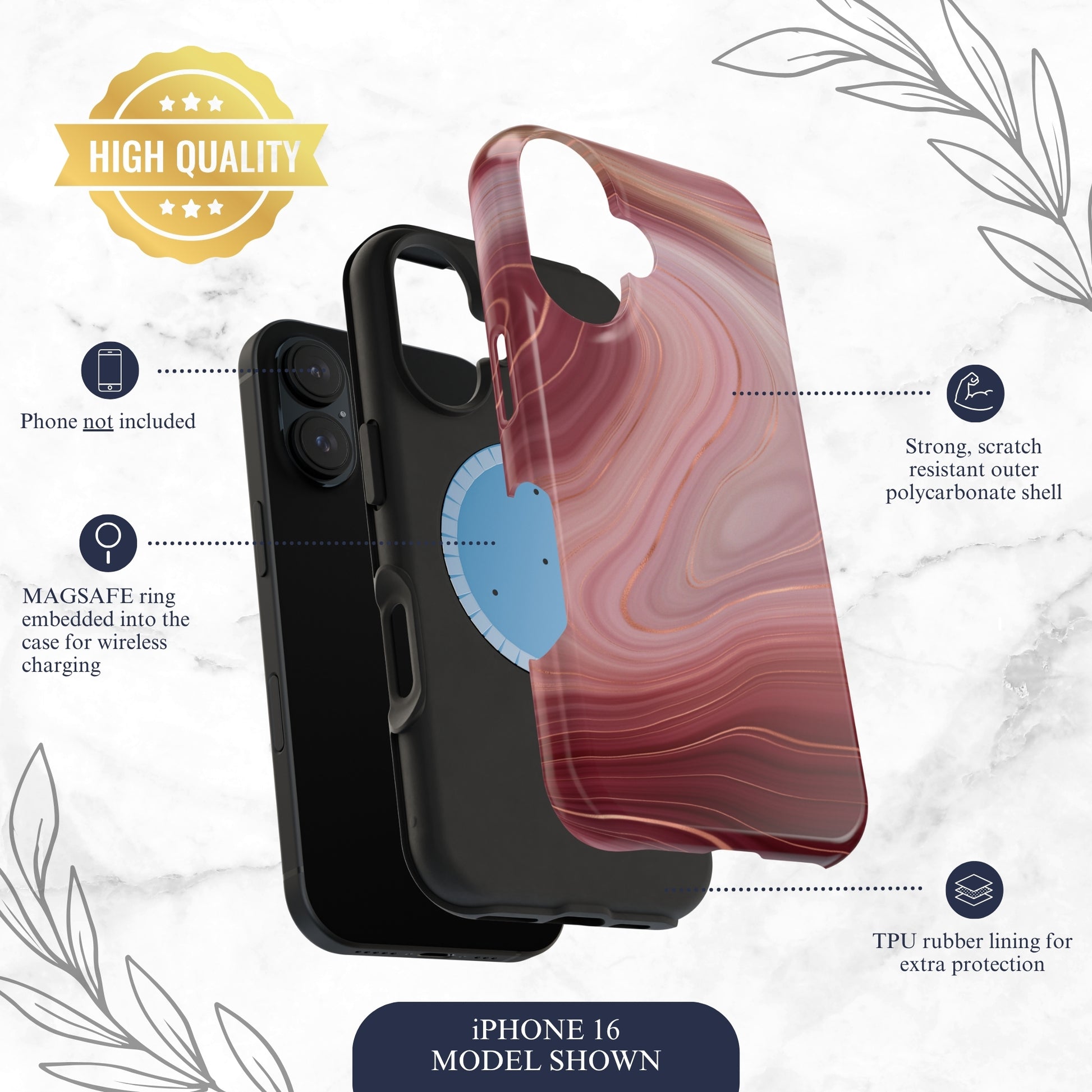 Flow State - Magsafe iPhone Case Phone Case-aesthetic phone case-shockproof phone case-cute phone case-designer phone case-elegant phone case-luxury phone case-phone accessories-fashion accessory
