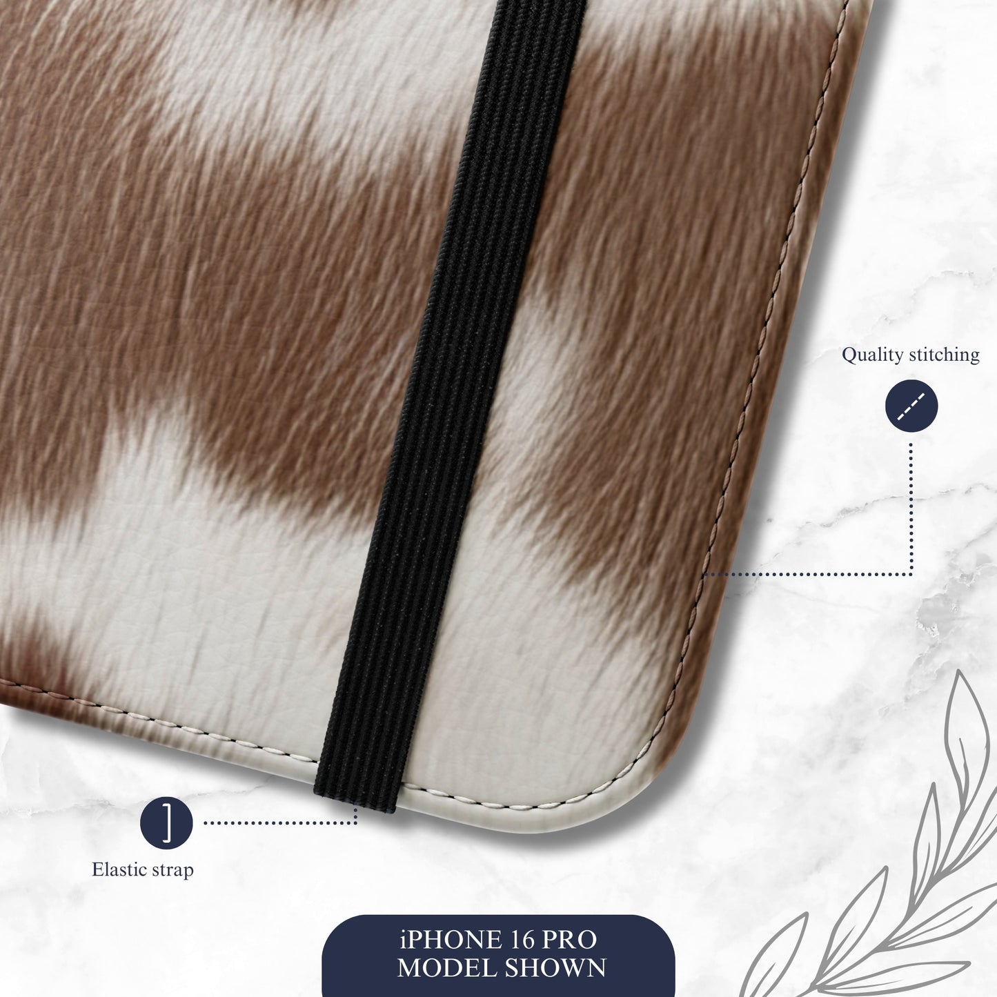 Cowgirl Ranch - iPhone Flip Case Wallet, Leather Folio Case Phone Case-aesthetic phone case-shockproof phone case-cute phone case-designer phone case-elegant phone case-luxury phone case-phone accessories-fashion accessory