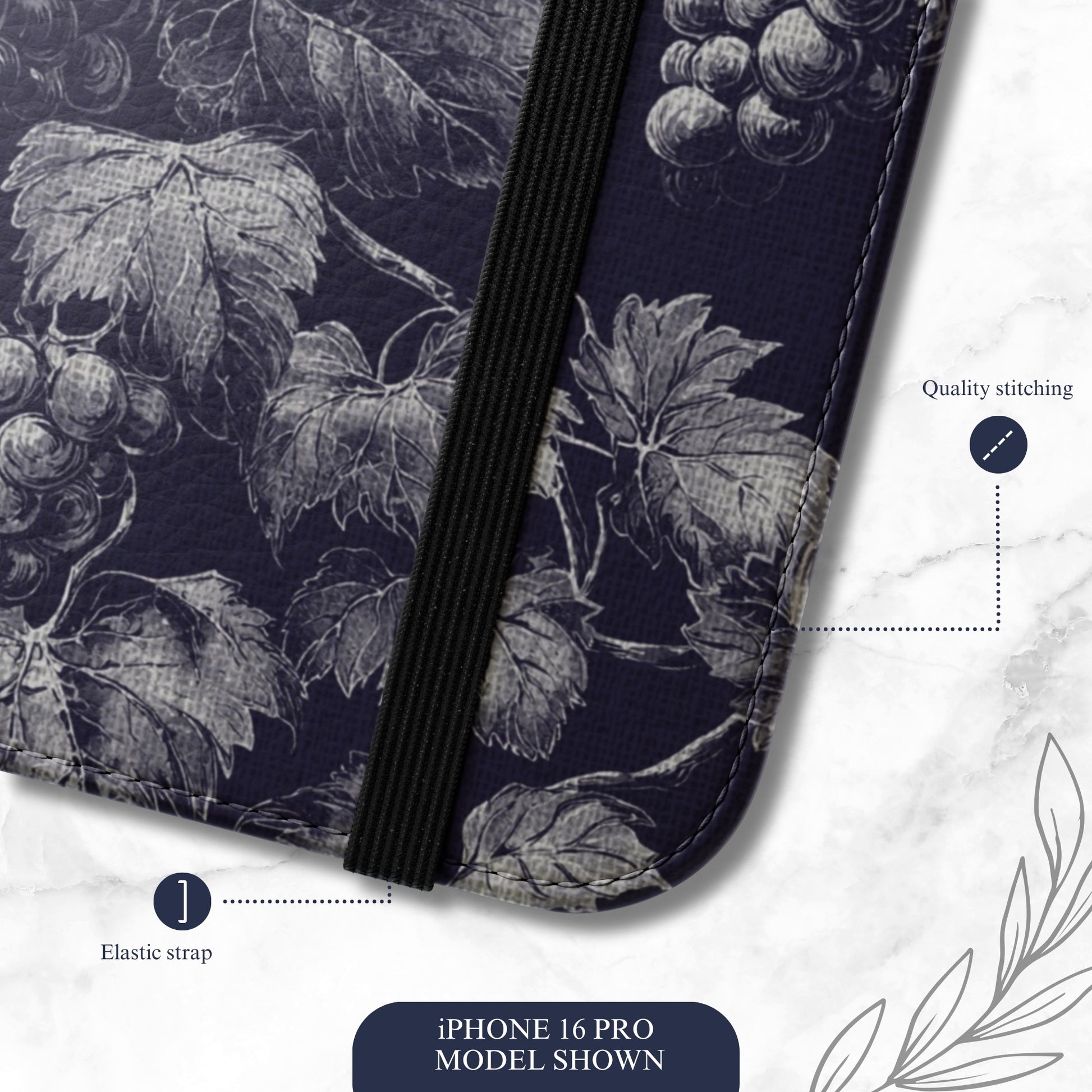 Orchard - iPhone Flip Case Wallet, Leather Folio Case Phone Case-aesthetic phone case-shockproof phone case-cute phone case-designer phone case-elegant phone case-luxury phone case-phone accessories-fashion accessory