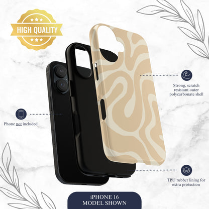 Caramel Twist - iPhone Case Phone Case-aesthetic phone case-shockproof phone case-cute phone case-designer phone case-elegant phone case-luxury phone case-phone accessories-fashion accessory