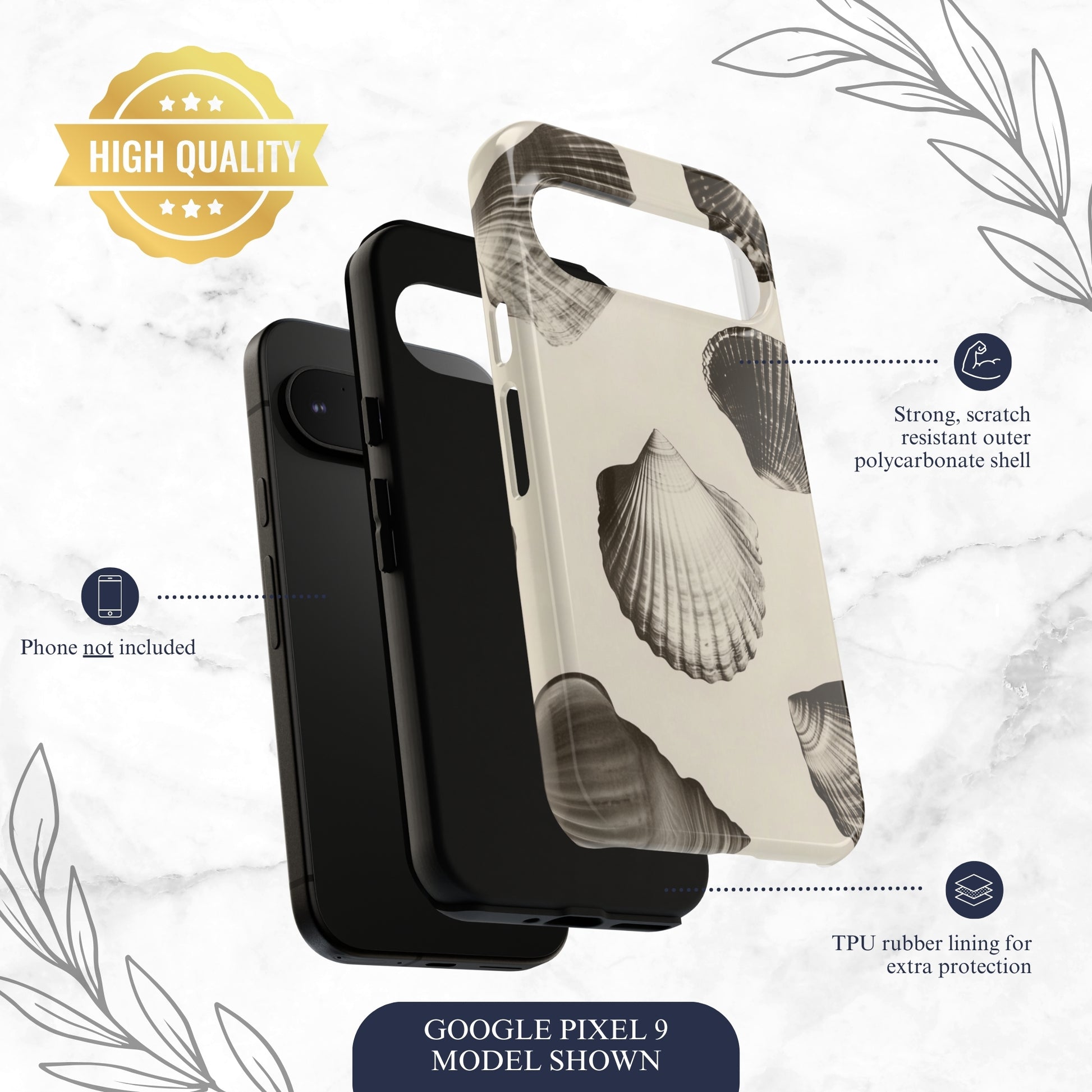 Ocean Whisper - Google Pixel Case Phone Case-aesthetic phone case-shockproof phone case-cute phone case-designer phone case-elegant phone case-luxury phone case-phone accessories-fashion accessory