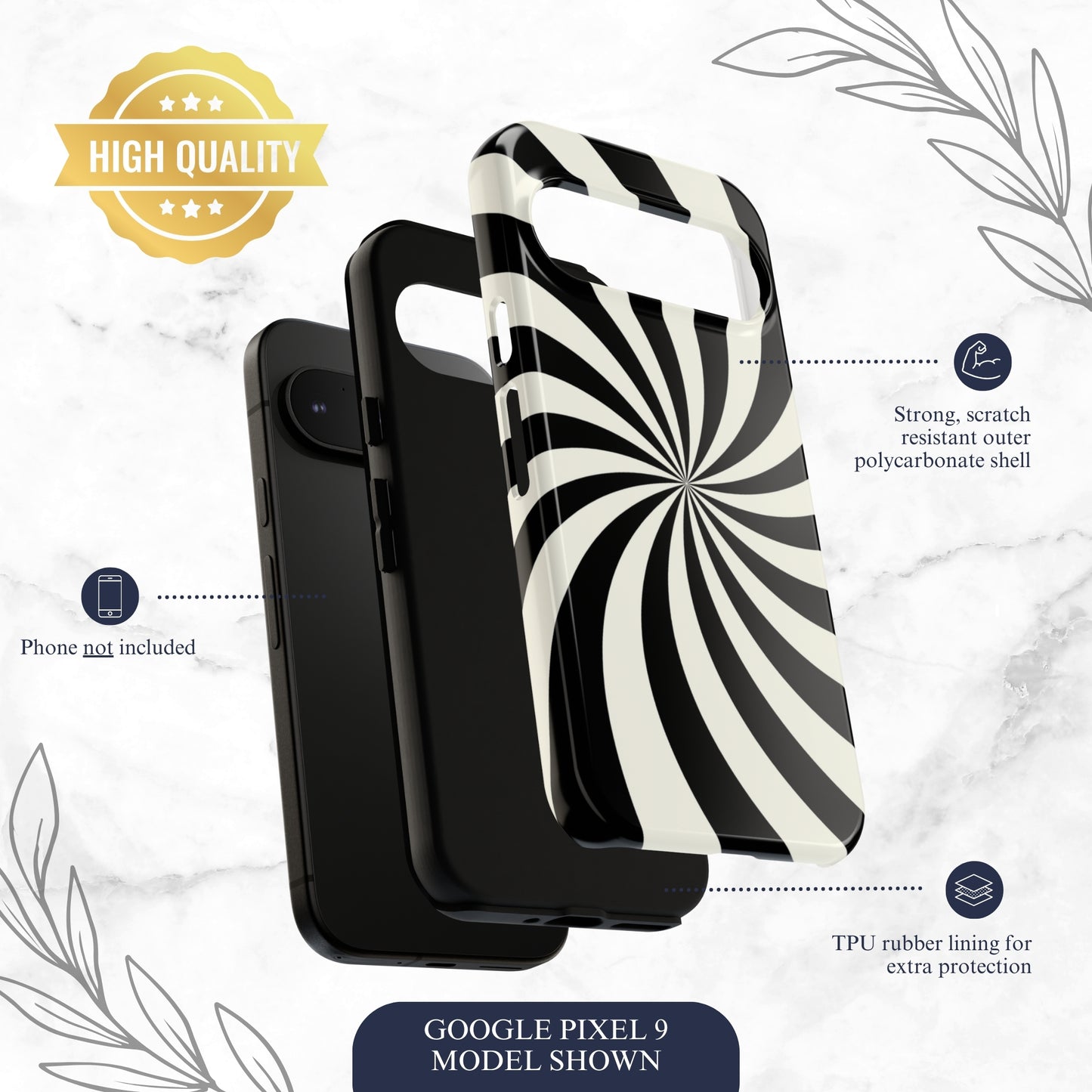 Eternal Loop - Google Pixel Case Phone Case-aesthetic phone case-shockproof phone case-cute phone case-designer phone case-elegant phone case-luxury phone case-phone accessories-fashion accessory
