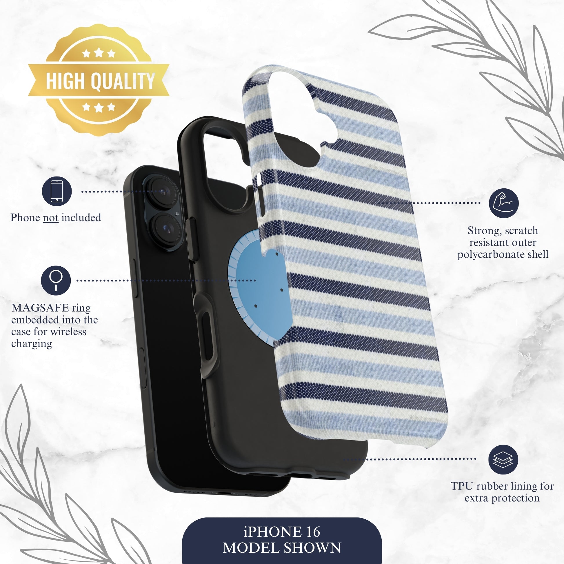Artisan Knit - Magsafe iPhone Case Phone Case-aesthetic phone case-shockproof phone case-cute phone case-designer phone case-elegant phone case-luxury phone case-phone accessories-fashion accessory