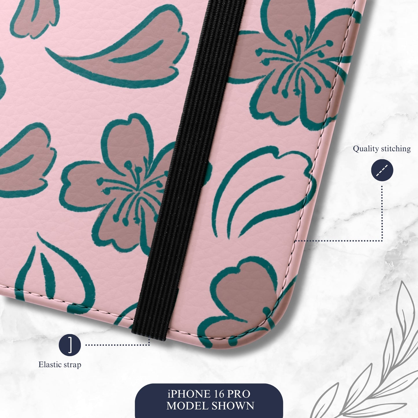 Lazy Afternoon - iPhone Flip Case Wallet, Leather Folio Case Phone Case-aesthetic phone case-shockproof phone case-cute phone case-designer phone case-elegant phone case-luxury phone case-phone accessories-fashion accessory
