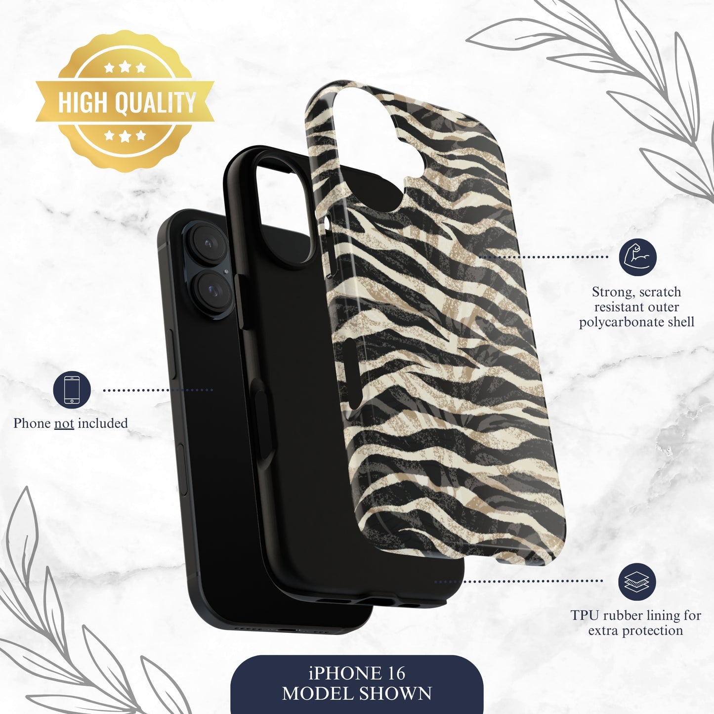 Shadow Play - iPhone Case Phone Case-aesthetic phone case-shockproof phone case-cute phone case-designer phone case-elegant phone case-luxury phone case-phone accessories-fashion accessory