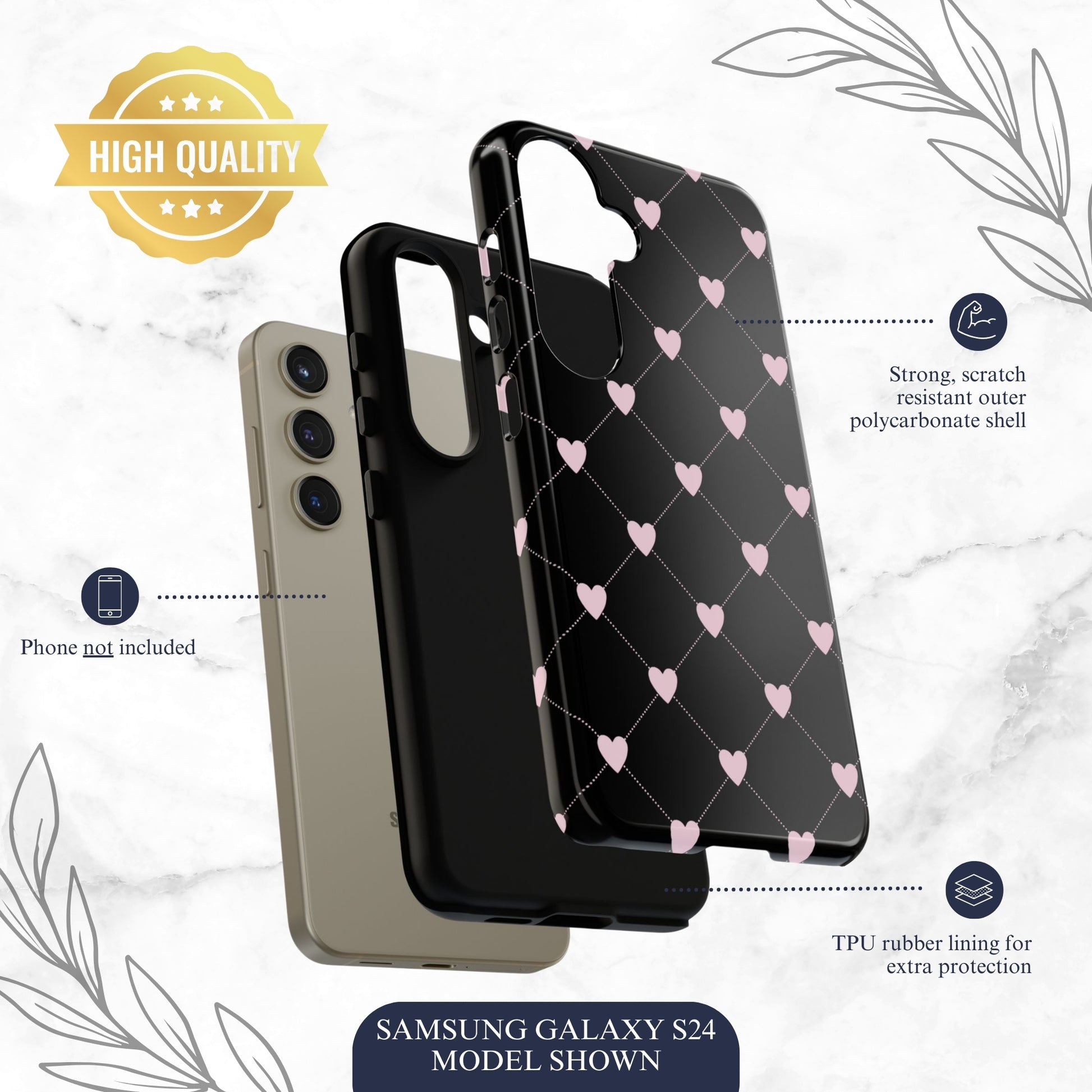 Dark Romance - Samsung Galaxy Case Phone Case-aesthetic phone case-shockproof phone case-cute phone case-designer phone case-elegant phone case-luxury phone case-phone accessories-fashion accessory