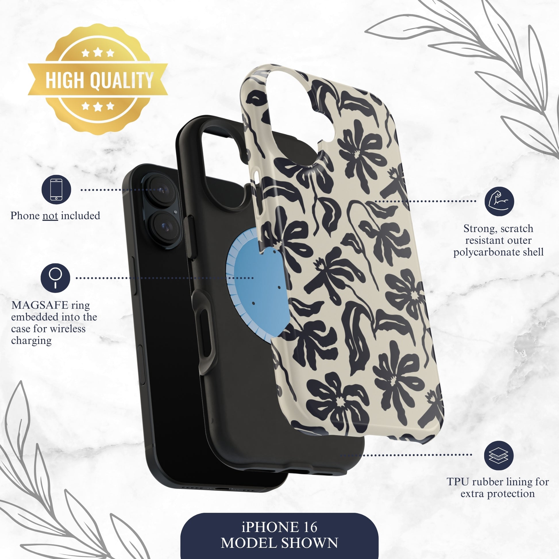 Ink - Magsafe iPhone Case Phone Case-aesthetic phone case-shockproof phone case-cute phone case-designer phone case-elegant phone case-luxury phone case-phone accessories-fashion accessory