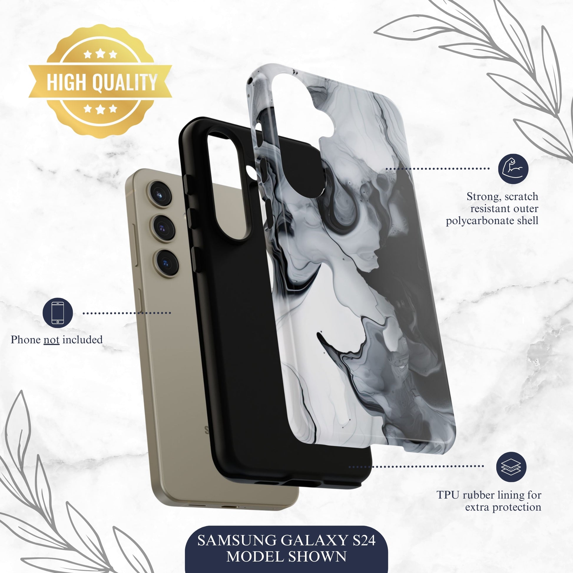 Cascade - Samsung Galaxy Case Phone Case-aesthetic phone case-shockproof phone case-cute phone case-designer phone case-elegant phone case-luxury phone case-phone accessories-fashion accessory