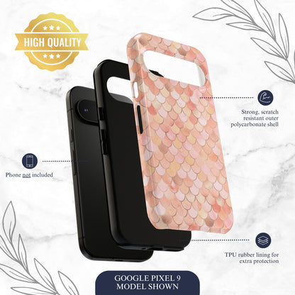 Mermaid Scales - Google Pixel Case Phone Case-aesthetic phone case-shockproof phone case-cute phone case-designer phone case-elegant phone case-luxury phone case-phone accessories-fashion accessory