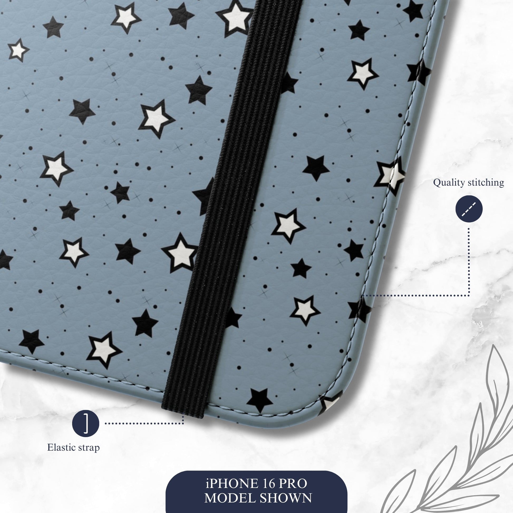 Constellation - iPhone Flip Case Wallet, Leather Folio Case Phone Case-aesthetic phone case-shockproof phone case-cute phone case-designer phone case-elegant phone case-luxury phone case-phone accessories-fashion accessory