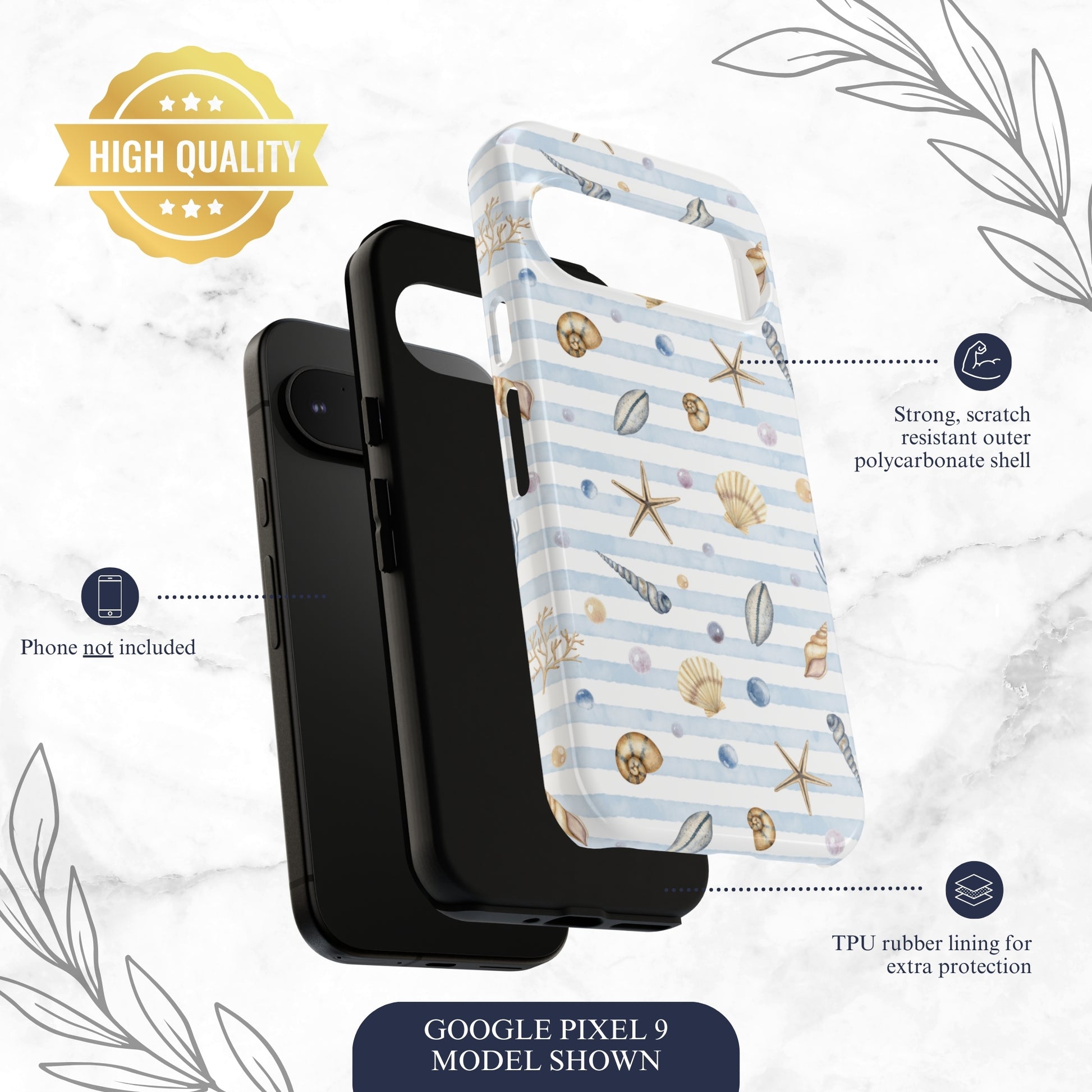 Beach Girl - Google Pixel Case Phone Case-aesthetic phone case-shockproof phone case-cute phone case-designer phone case-elegant phone case-luxury phone case-phone accessories-fashion accessory