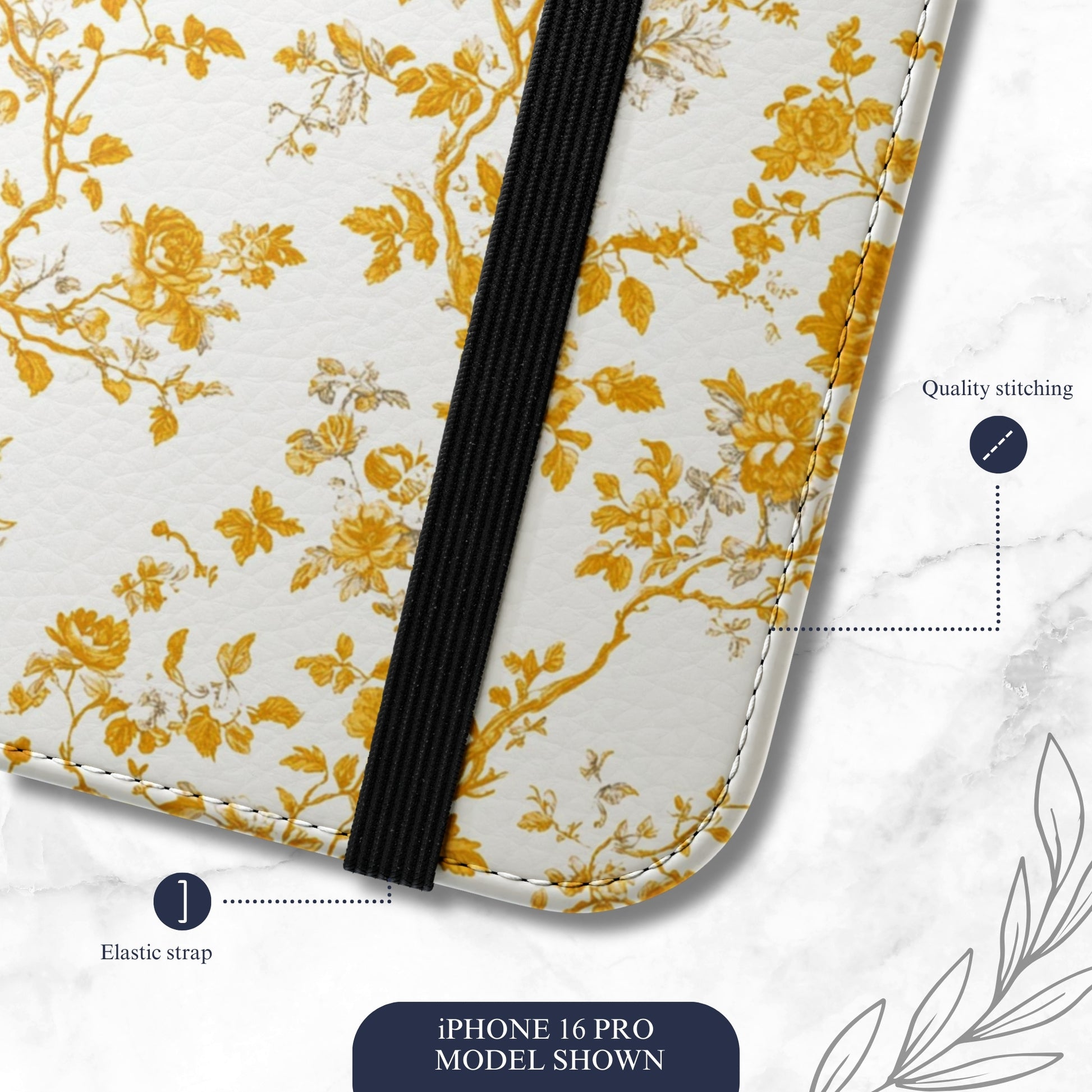 Radiant Toile - iPhone Flip Case Wallet, Leather Folio Case Phone Case-aesthetic phone case-shockproof phone case-cute phone case-designer phone case-elegant phone case-luxury phone case-phone accessories-fashion accessory