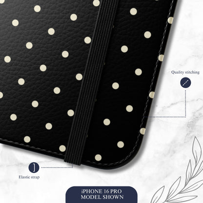 Uptown Girl - iPhone Flip Case Wallet, Leather Folio Case Phone Case-aesthetic phone case-shockproof phone case-cute phone case-designer phone case-elegant phone case-luxury phone case-phone accessories-fashion accessory