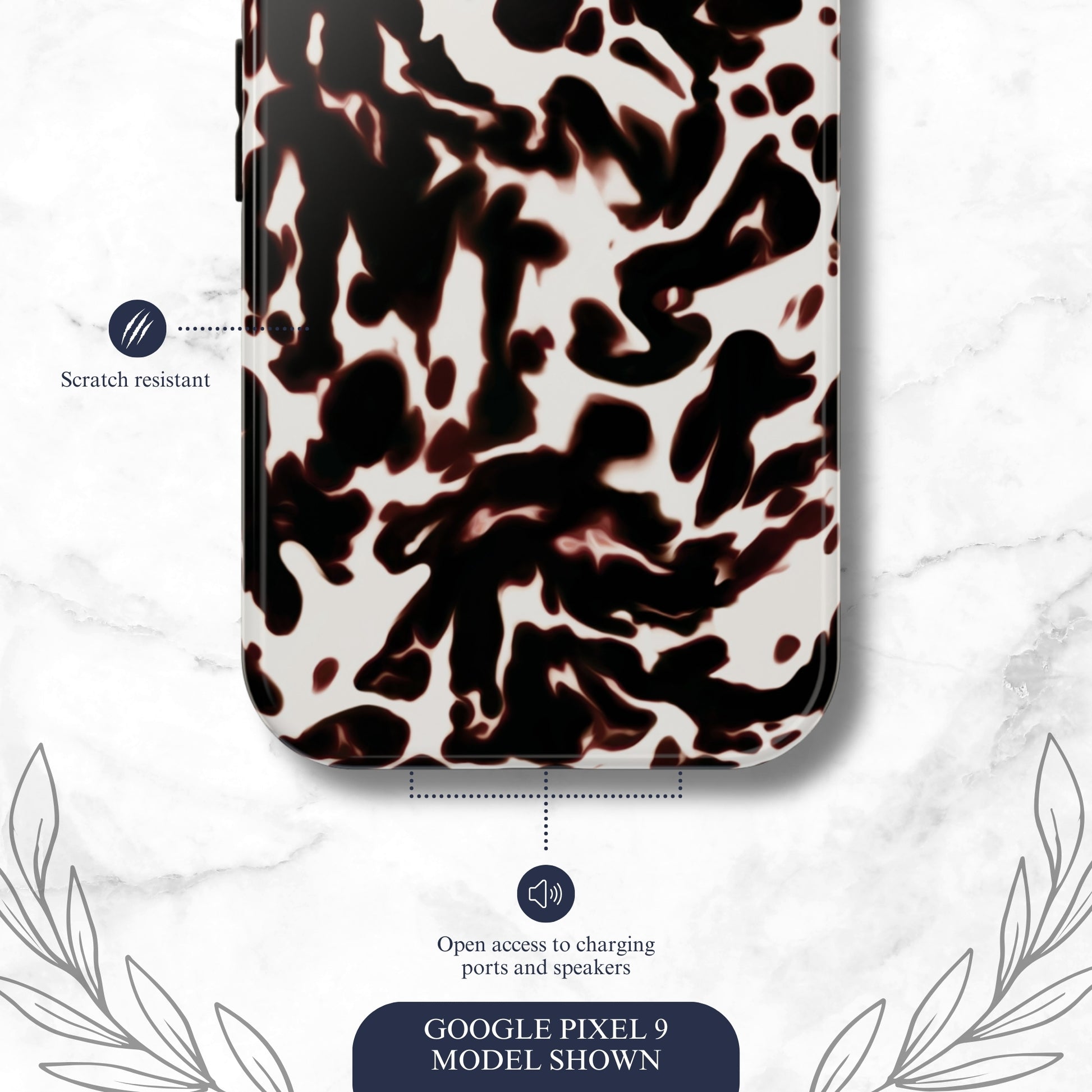 Dark Cocoa - Google Pixel Case Phone Case-aesthetic phone case-shockproof phone case-cute phone case-designer phone case-elegant phone case-luxury phone case-phone accessories-fashion accessory