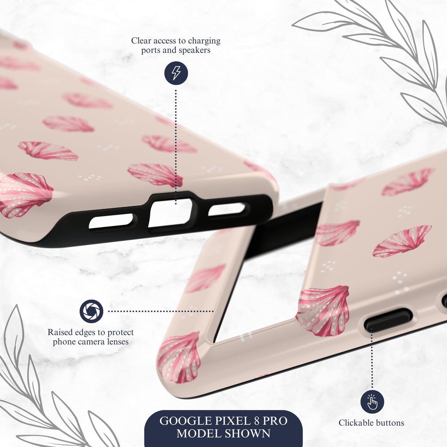 Coastal Vacation - Google Pixel Case Phone Case-aesthetic phone case-shockproof phone case-cute phone case-designer phone case-elegant phone case-luxury phone case-phone accessories-fashion accessory