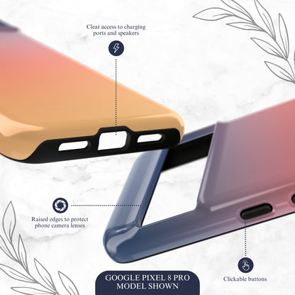 Sunset Aura - Google Pixel Case Phone Case-aesthetic phone case-shockproof phone case-cute phone case-designer phone case-elegant phone case-luxury phone case-phone accessories-fashion accessory