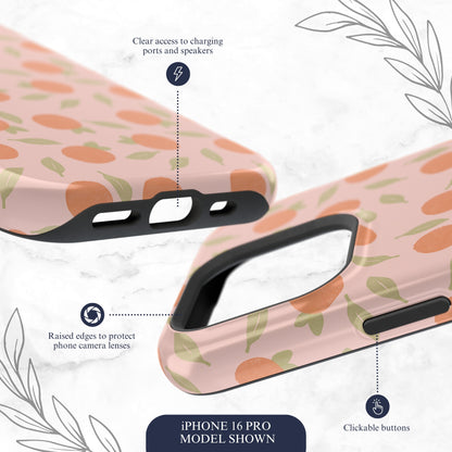 Orange Harvest - Magsafe iPhone Case Phone Case-aesthetic phone case-shockproof phone case-cute phone case-designer phone case-elegant phone case-luxury phone case-phone accessories-fashion accessory