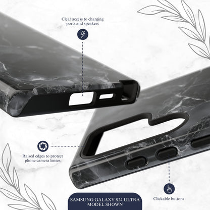 Obsidian - Samsung Galaxy Case Phone Case-aesthetic phone case-shockproof phone case-cute phone case-designer phone case-elegant phone case-luxury phone case-phone accessories-fashion accessory