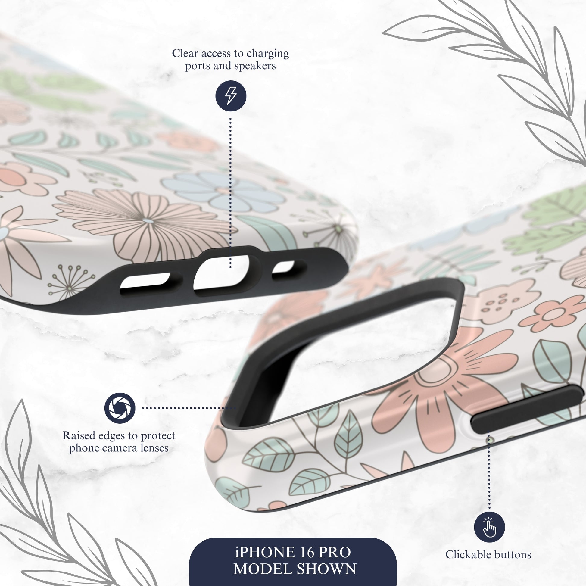Garden Meadow - Magsafe iPhone Case Phone Case-aesthetic phone case-shockproof phone case-cute phone case-designer phone case-elegant phone case-luxury phone case-phone accessories-fashion accessory