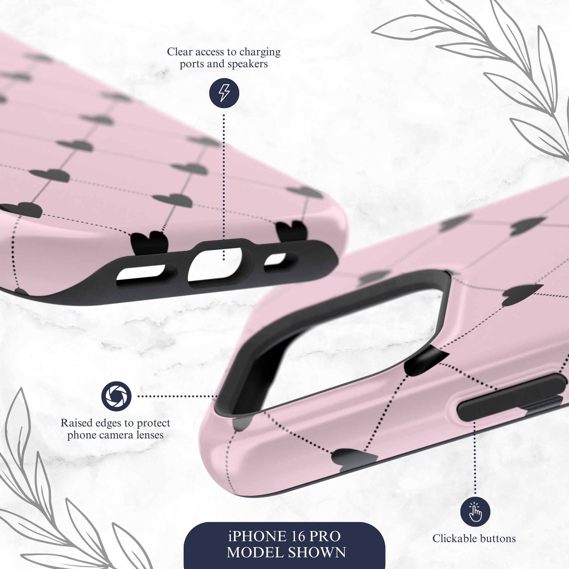 Love Quilt - Magsafe iPhone Case Phone Case-aesthetic phone case-shockproof phone case-cute phone case-designer phone case-elegant phone case-luxury phone case-phone accessories-fashion accessory