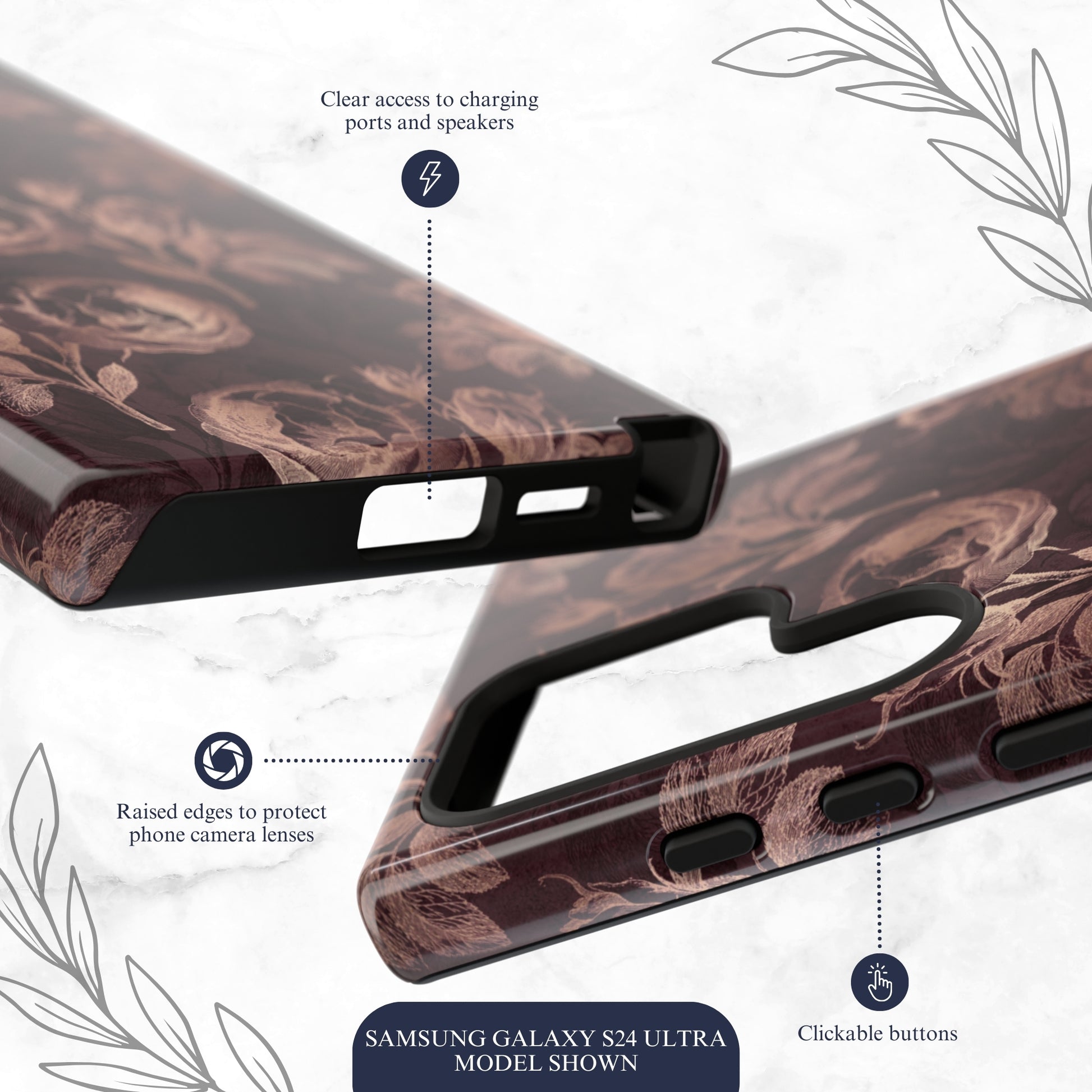 Indulge - Samsung Galaxy Case Phone Case-aesthetic phone case-shockproof phone case-cute phone case-designer phone case-elegant phone case-luxury phone case-phone accessories-fashion accessory