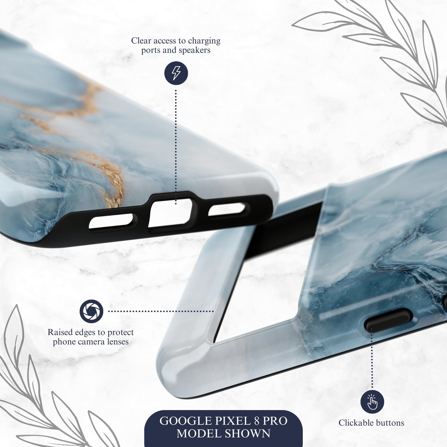 Glacier - Google Pixel Case Phone Case-aesthetic phone case-shockproof phone case-cute phone case-designer phone case-elegant phone case-luxury phone case-phone accessories-fashion accessory