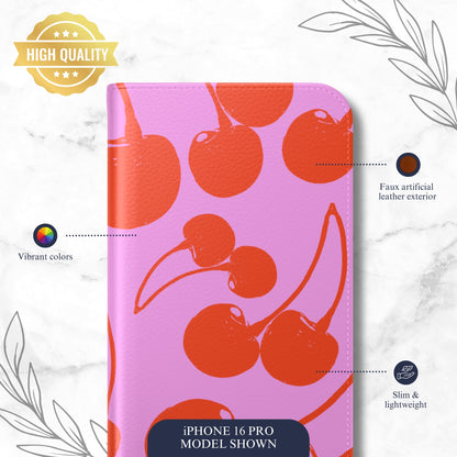 Sugar Rush - iPhone Flip Case Wallet, Leather Folio Case Phone Case-aesthetic phone case-shockproof phone case-cute phone case-designer phone case-elegant phone case-luxury phone case-phone accessories-fashion accessory