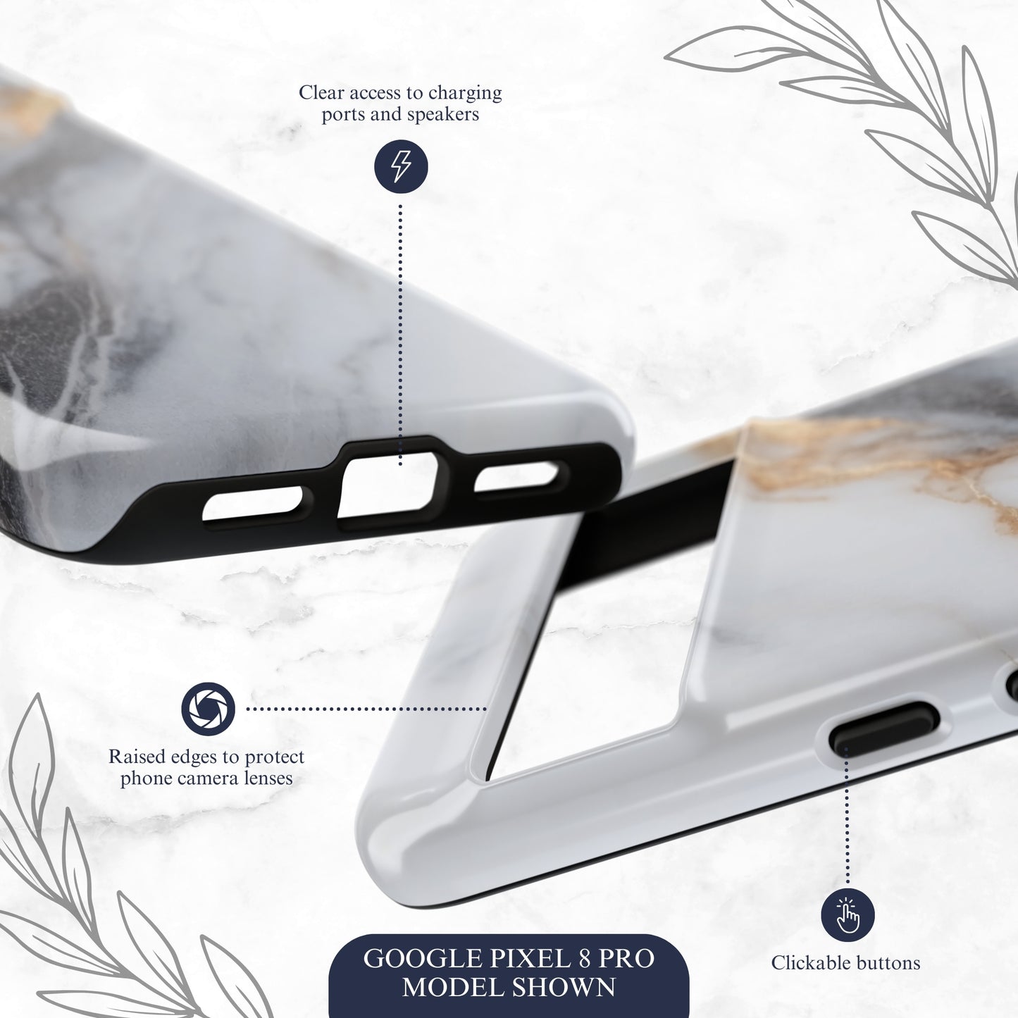 Ivory - Google Pixel Case Phone Case-aesthetic phone case-shockproof phone case-cute phone case-designer phone case-elegant phone case-luxury phone case-phone accessories-fashion accessory