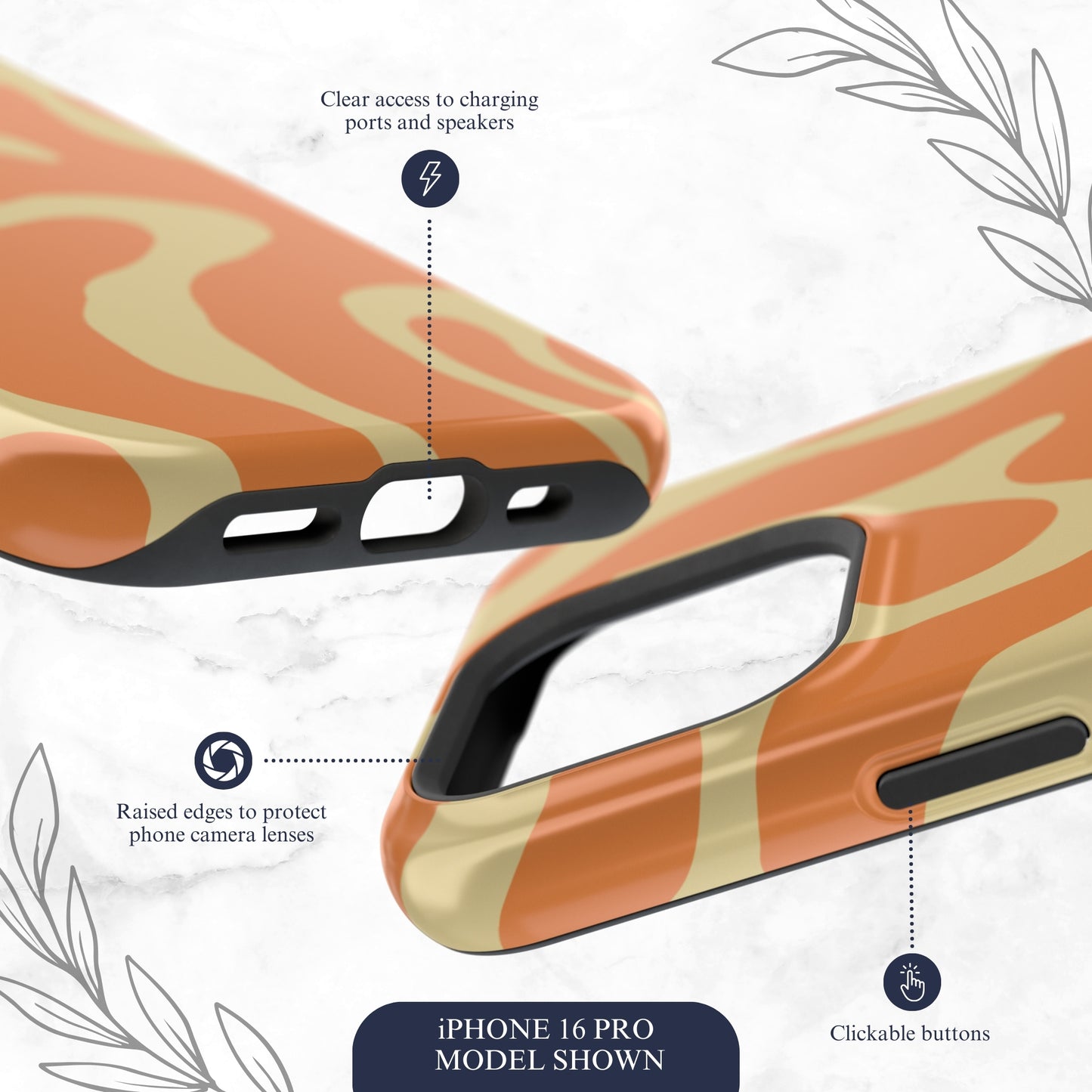 Marmalade Mellow - Magsafe iPhone Case Phone Case-aesthetic phone case-shockproof phone case-cute phone case-designer phone case-elegant phone case-luxury phone case-phone accessories-fashion accessory