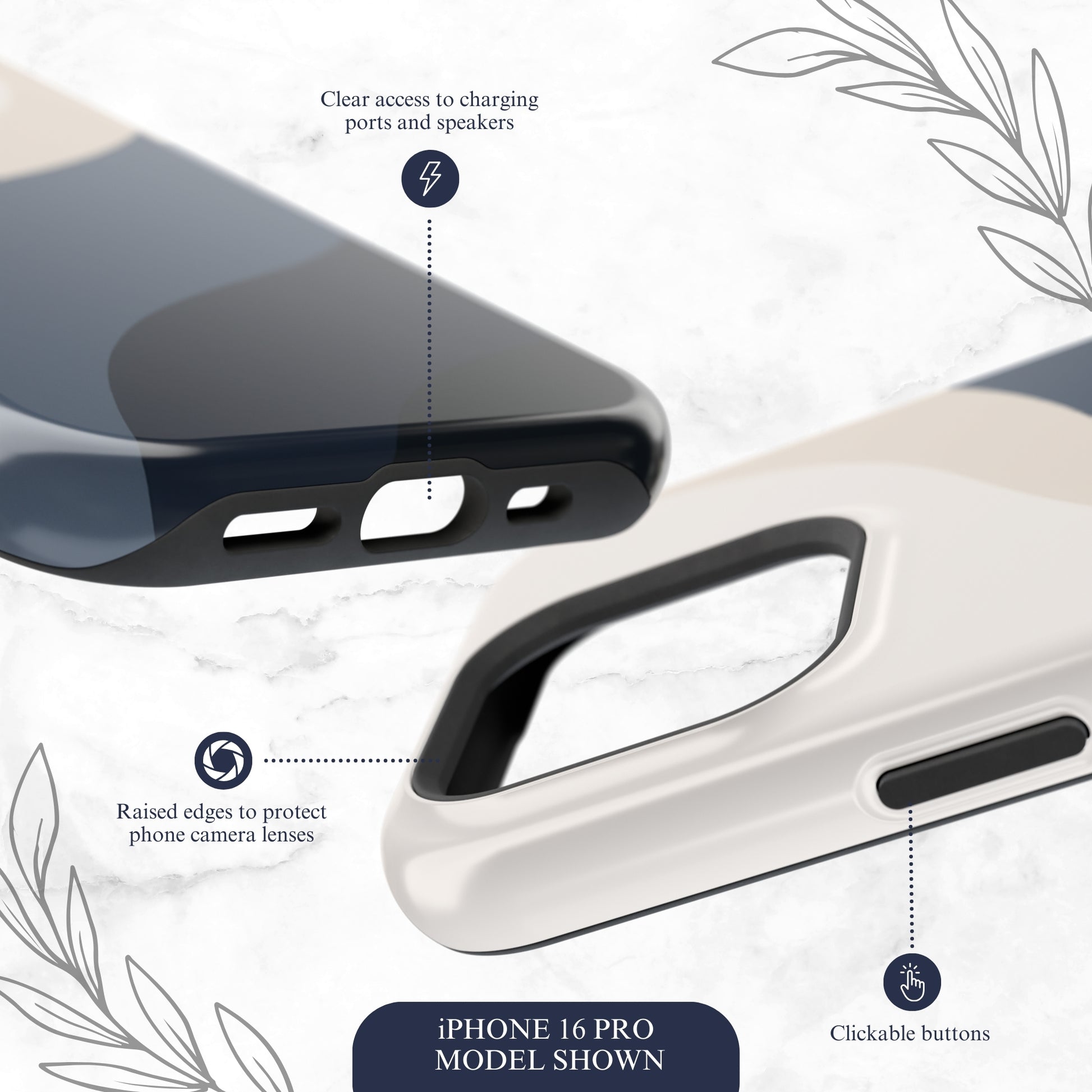 Distant Echo - Magsafe iPhone Case Phone Case-aesthetic phone case-shockproof phone case-cute phone case-designer phone case-elegant phone case-luxury phone case-phone accessories-fashion accessory