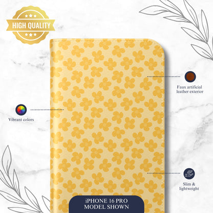 Buttercup - iPhone Flip Case Wallet, Leather Folio Case Phone Case-aesthetic phone case-shockproof phone case-cute phone case-designer phone case-elegant phone case-luxury phone case-phone accessories-fashion accessory