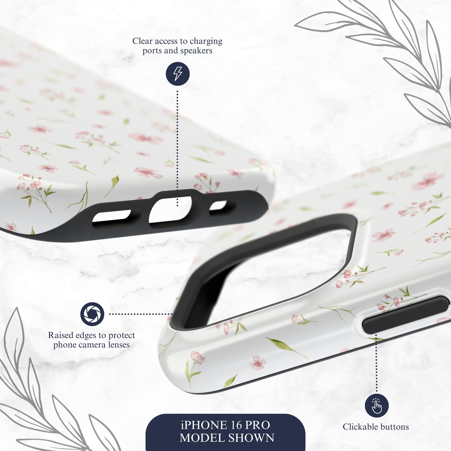 Gentle Wish - Magsafe iPhone Case Phone Case-aesthetic phone case-shockproof phone case-cute phone case-designer phone case-elegant phone case-luxury phone case-phone accessories-fashion accessory