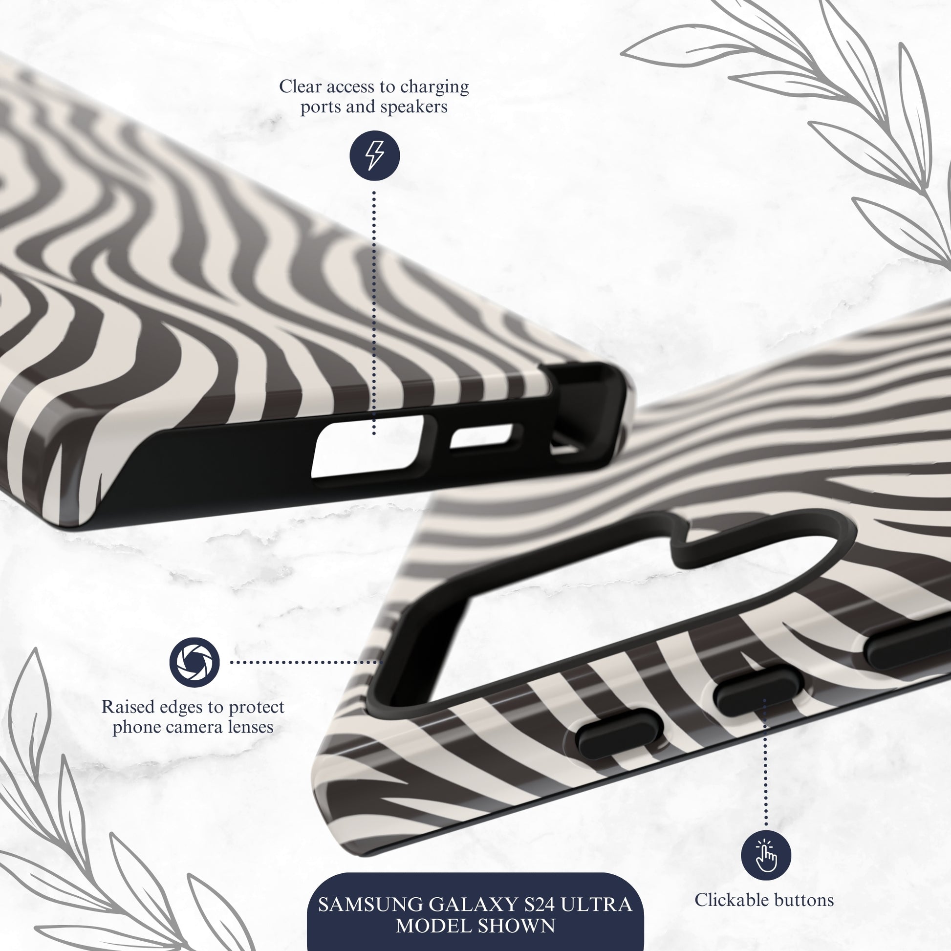Wild Stride - Samsung Galaxy Case Phone Case-aesthetic phone case-shockproof phone case-cute phone case-designer phone case-elegant phone case-luxury phone case-phone accessories-fashion accessory