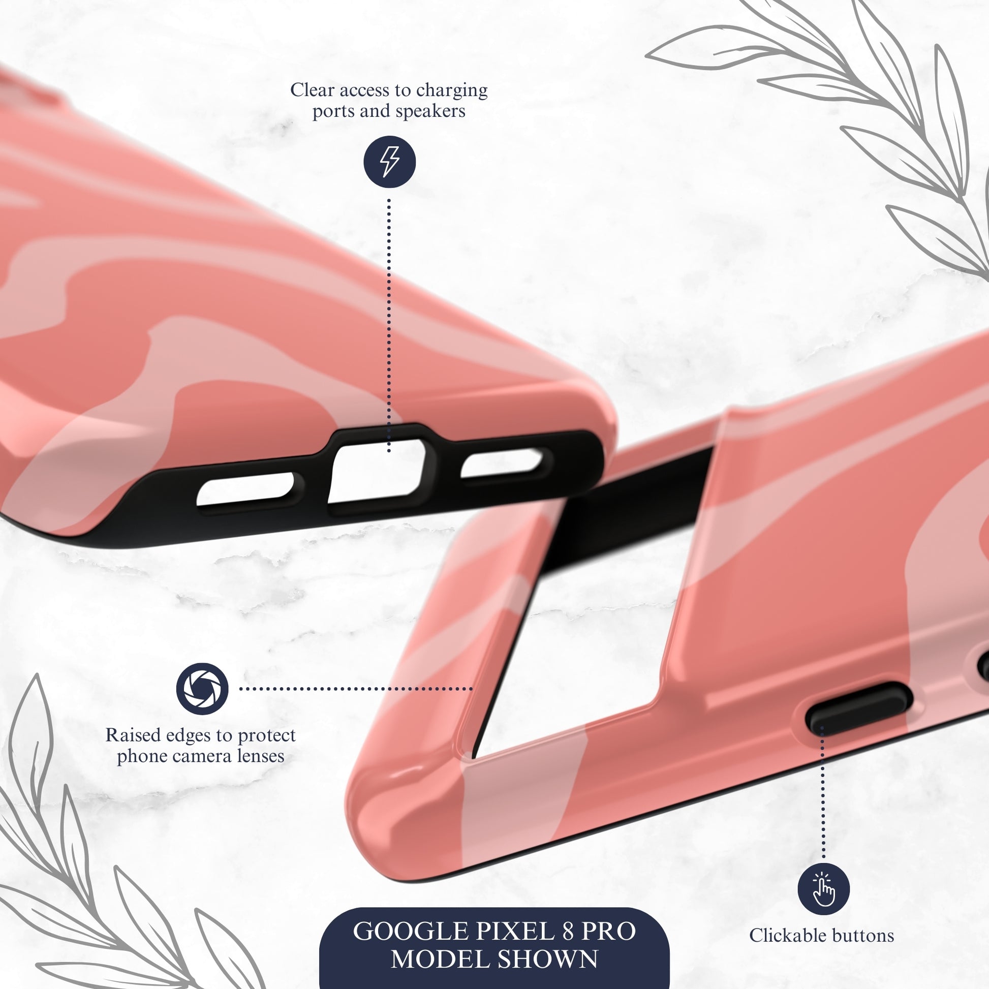 Lover's Kiss - Google Pixel Case Phone Case-aesthetic phone case-shockproof phone case-cute phone case-designer phone case-elegant phone case-luxury phone case-phone accessories-fashion accessory