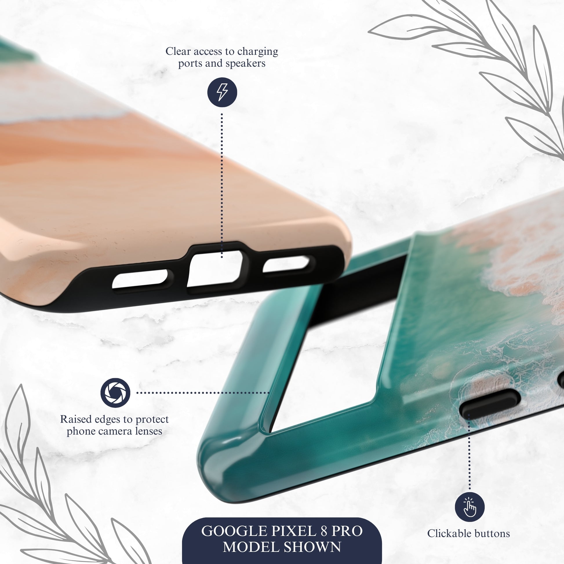 Tide - Google Pixel Case Phone Case-aesthetic phone case-shockproof phone case-cute phone case-designer phone case-elegant phone case-luxury phone case-phone accessories-fashion accessory