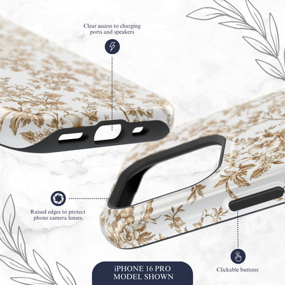 Clay Toile - Magsafe iPhone Case Phone Case-aesthetic phone case-shockproof phone case-cute phone case-designer phone case-elegant phone case-luxury phone case-phone accessories-fashion accessory
