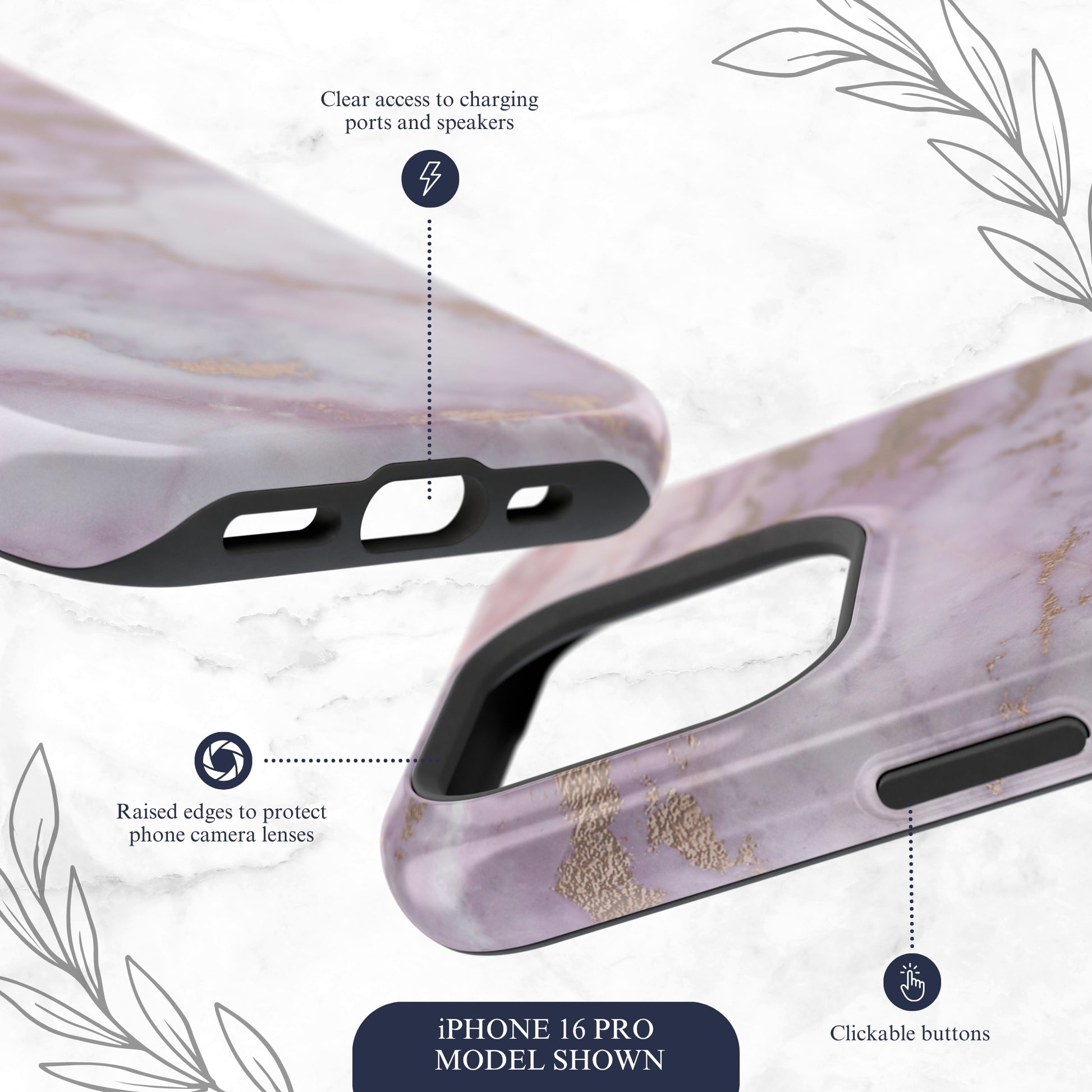 Luna Quartz - Magsafe iPhone Case Phone Case-aesthetic phone case-shockproof phone case-cute phone case-designer phone case-elegant phone case-luxury phone case-phone accessories-fashion accessory