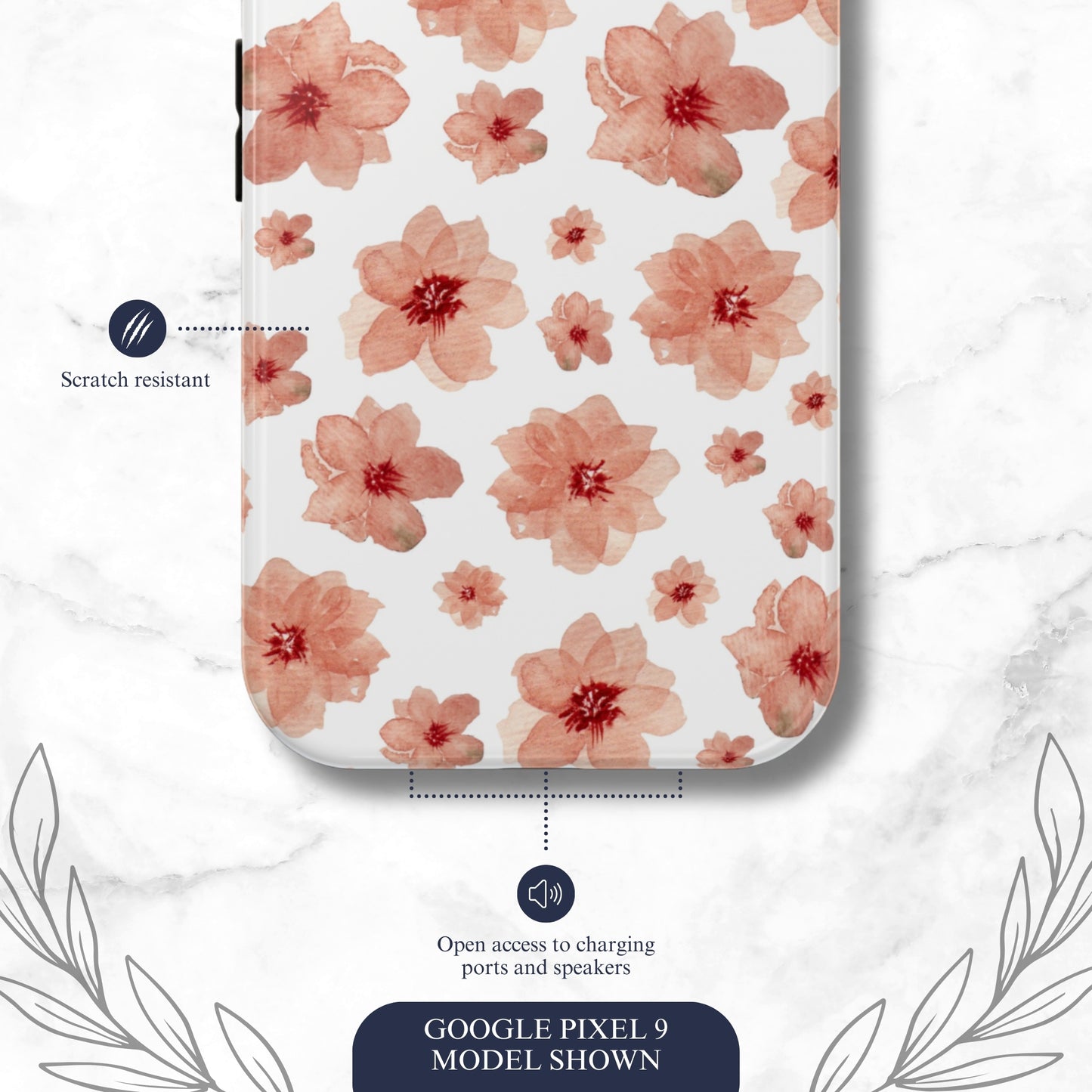 Rosewater - Google Pixel Case Phone Case-aesthetic phone case-shockproof phone case-cute phone case-designer phone case-elegant phone case-luxury phone case-phone accessories-fashion accessory