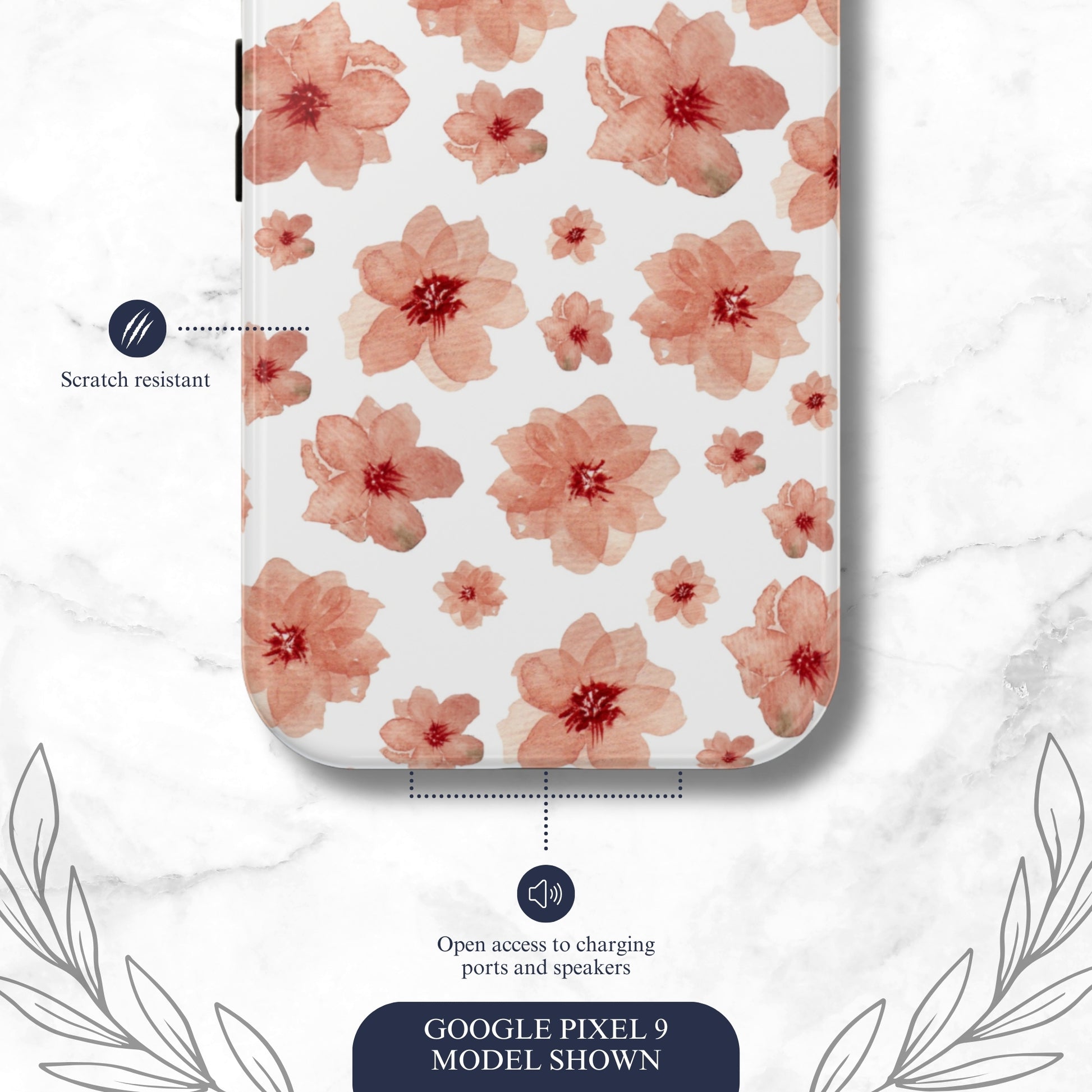 Rosewater - Google Pixel Case Phone Case-aesthetic phone case-shockproof phone case-cute phone case-designer phone case-elegant phone case-luxury phone case-phone accessories-fashion accessory