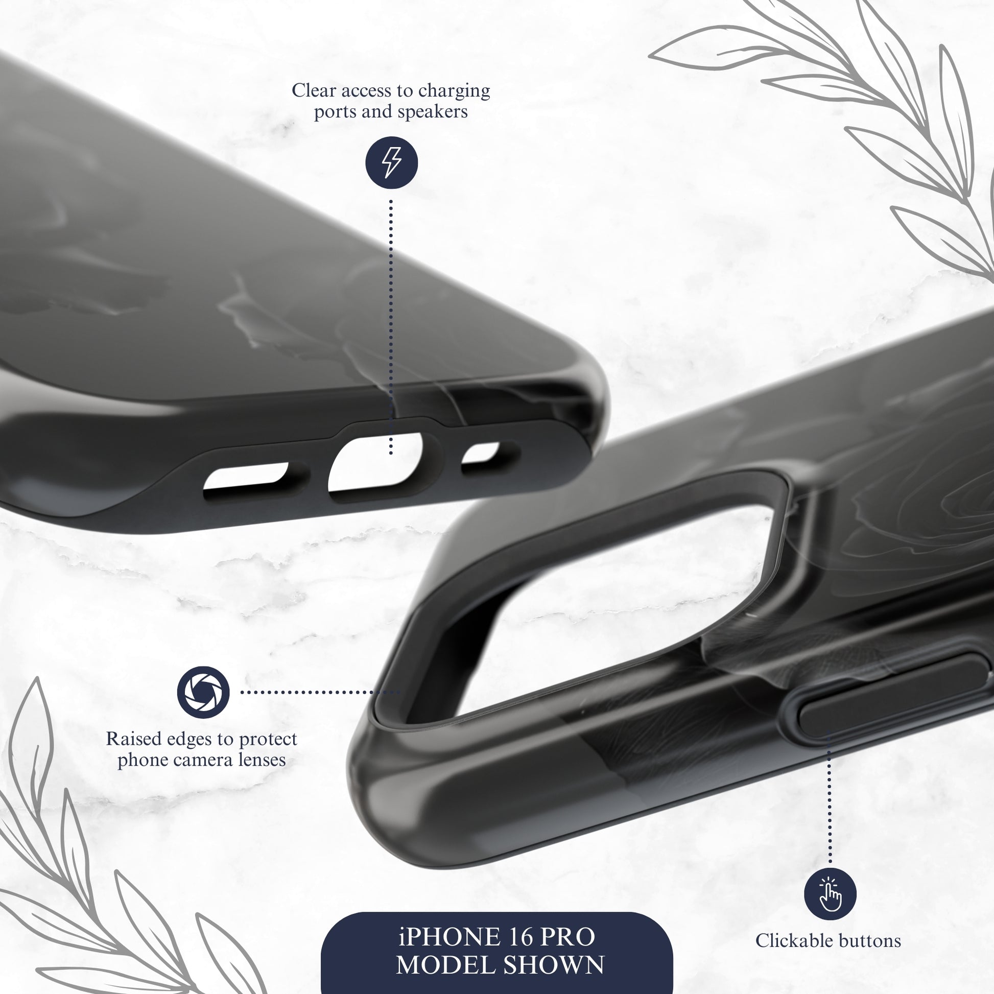 Dark Mystery - Magsafe iPhone Case Phone Case-aesthetic phone case-shockproof phone case-cute phone case-designer phone case-elegant phone case-luxury phone case-phone accessories-fashion accessory