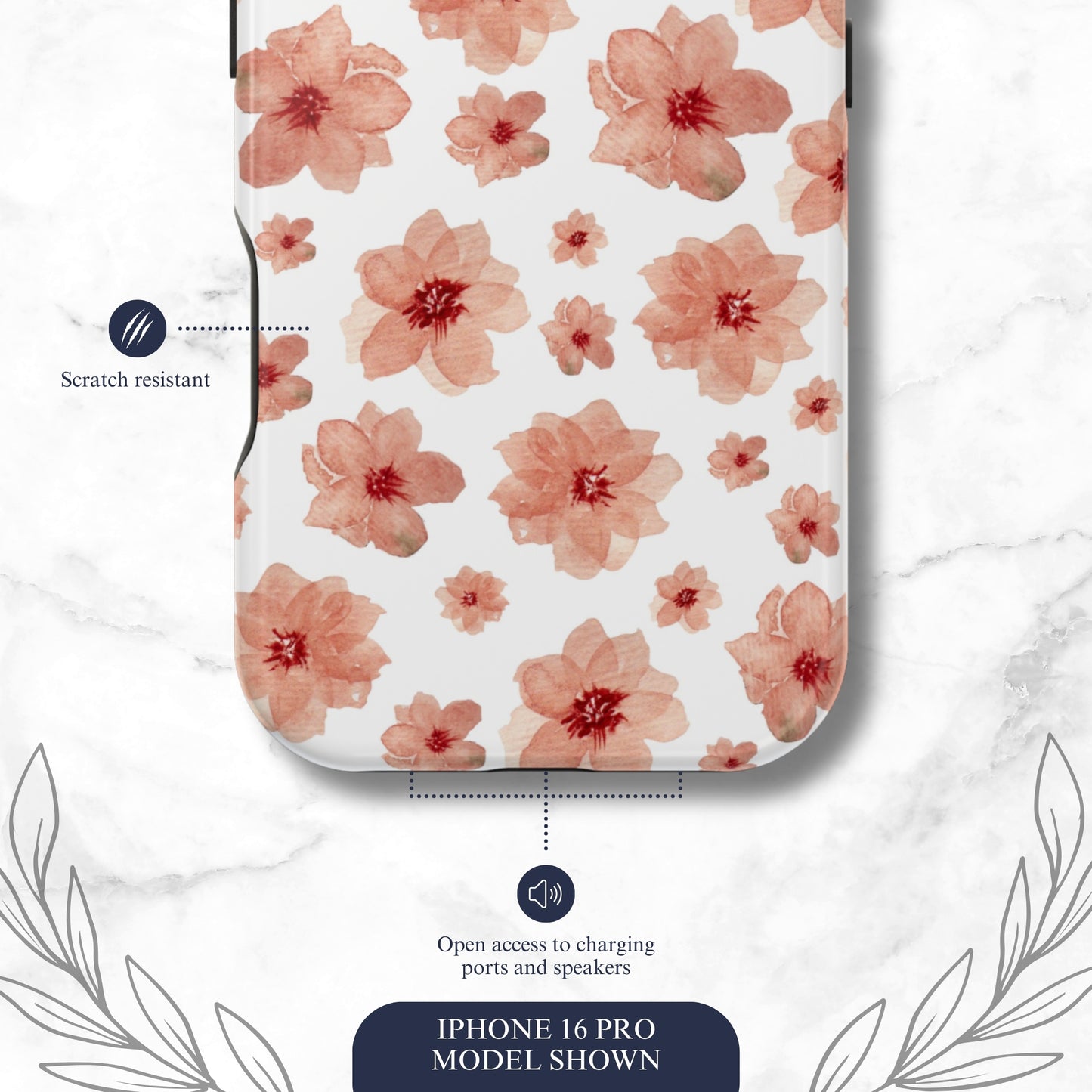 Rosewater - Magsafe iPhone Case Phone Case-aesthetic phone case-shockproof phone case-cute phone case-designer phone case-elegant phone case-luxury phone case-phone accessories-fashion accessory